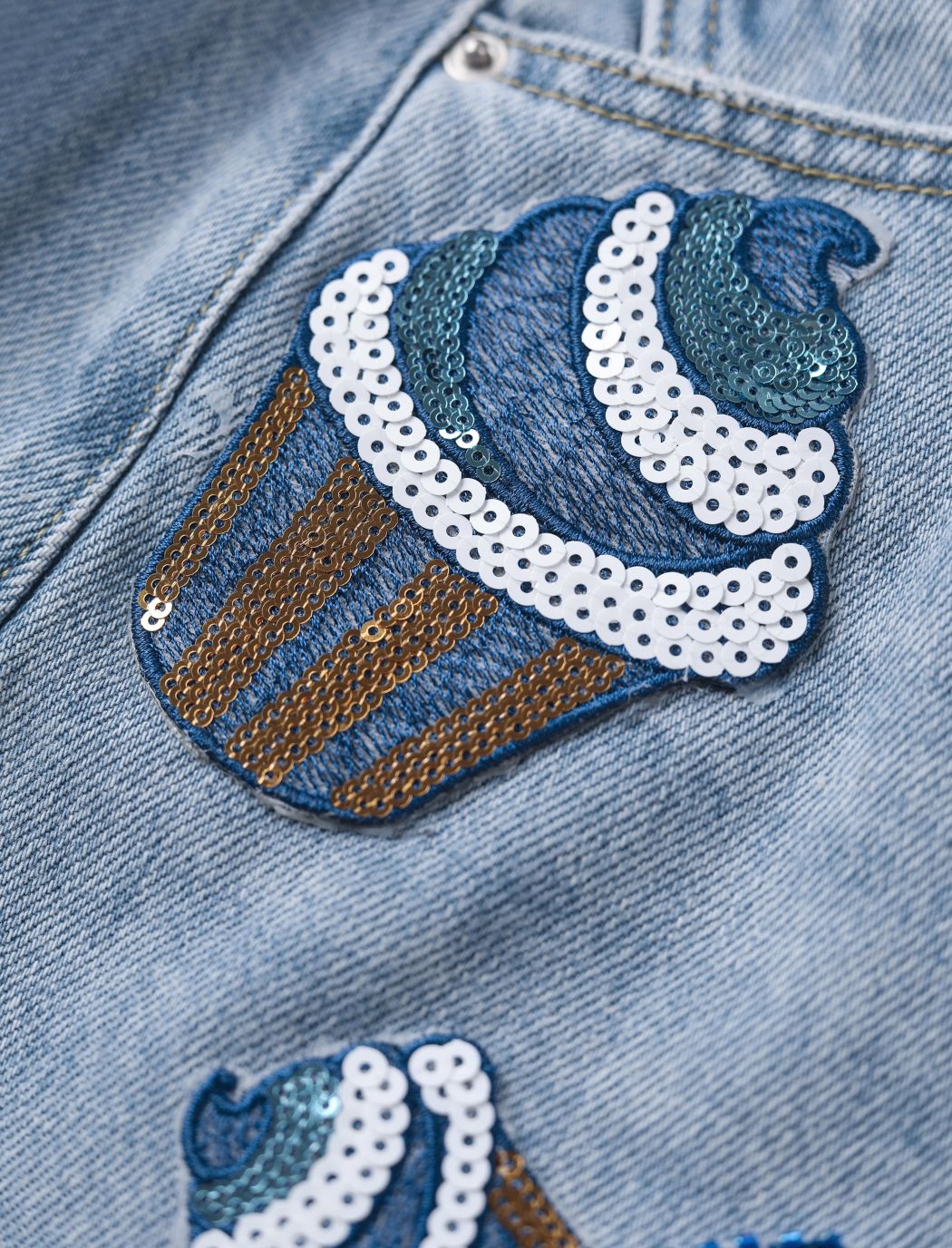 Cake-Party-Denim-Shorts