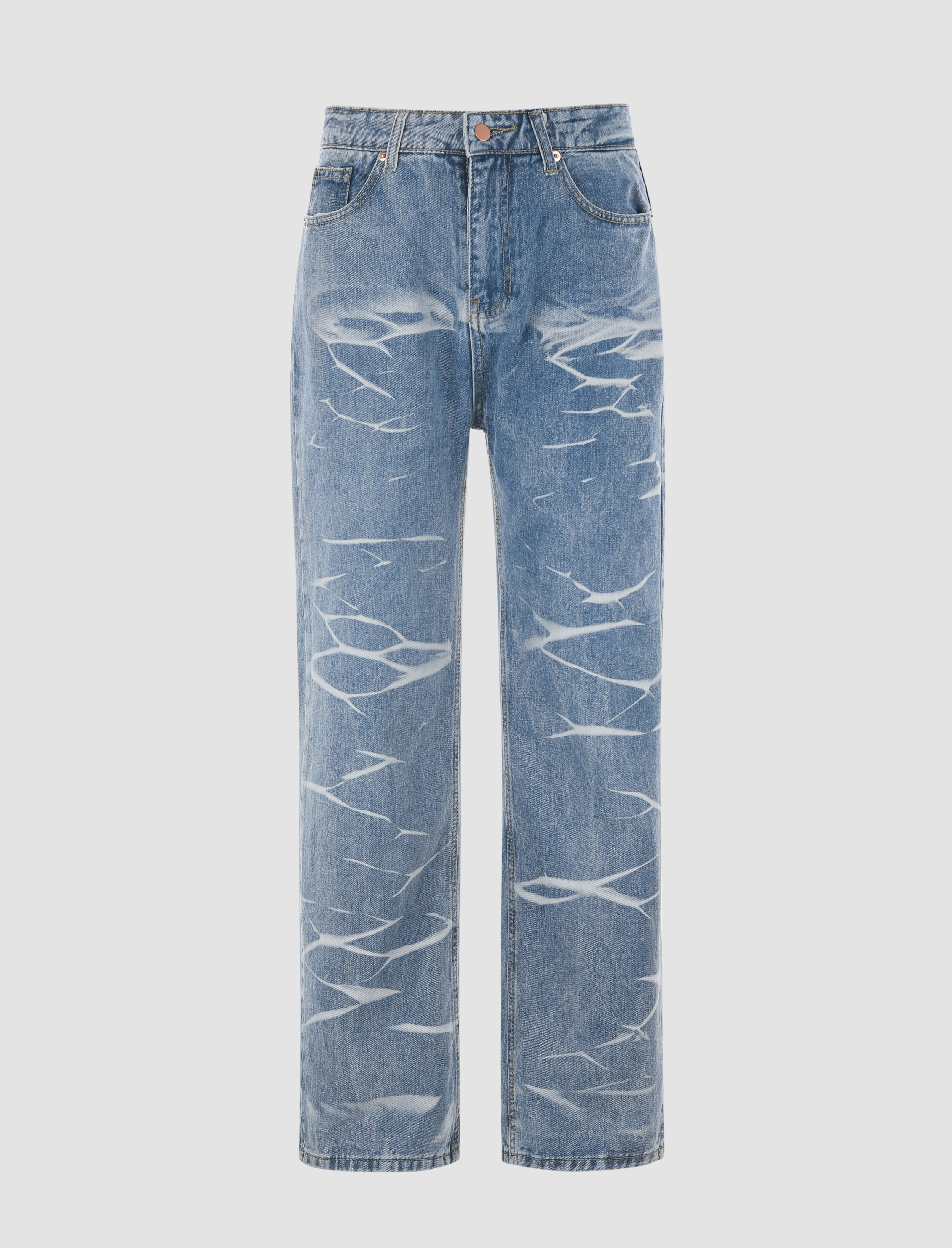 White Branches In Denim Jeans Cider