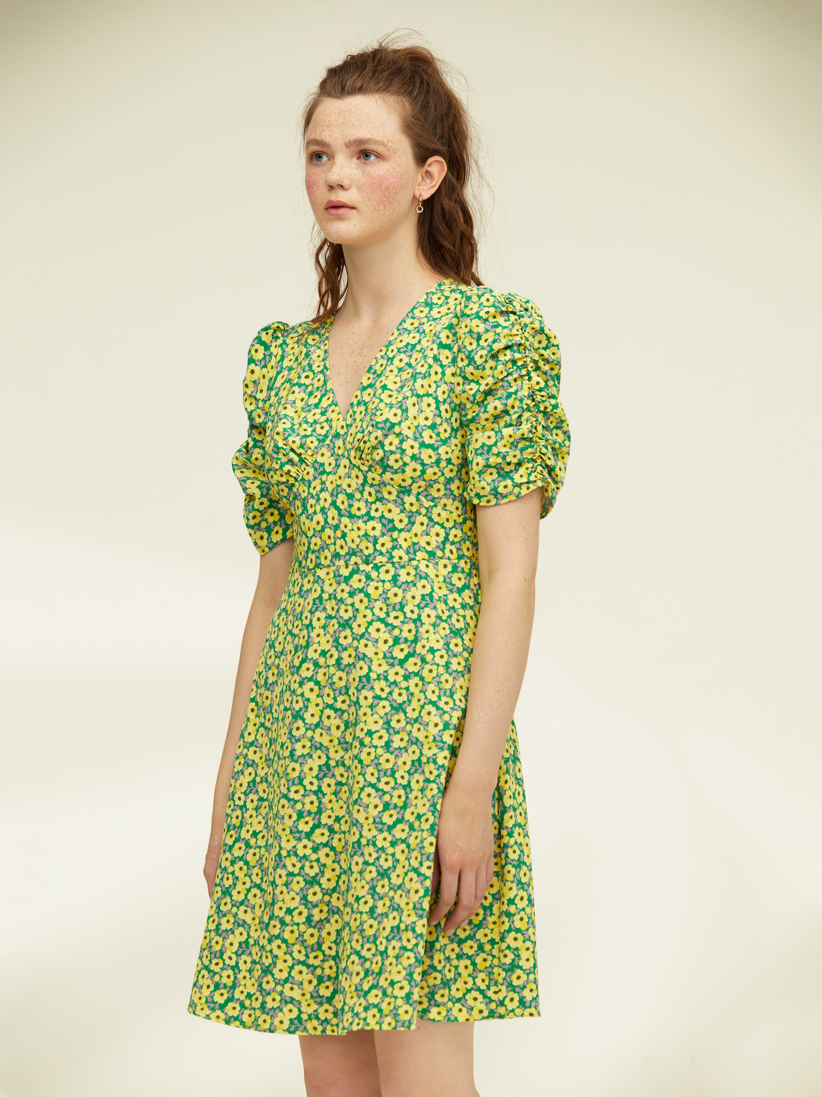 apple cider mini dress green Apple Cider Sippin Mini Dress in Hunter Green S / hunter-green main image 1