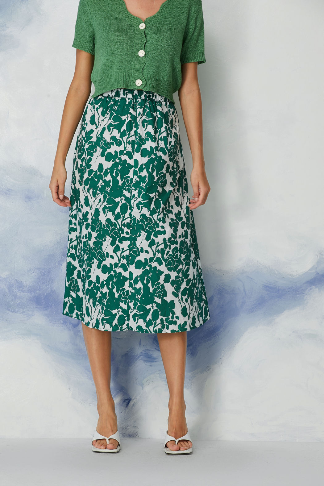 Green Leaves Skirt