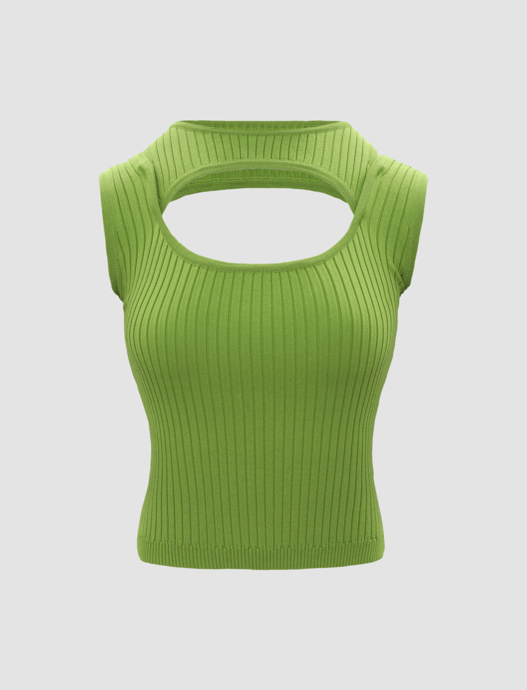Ausgeschnittene Strickweste