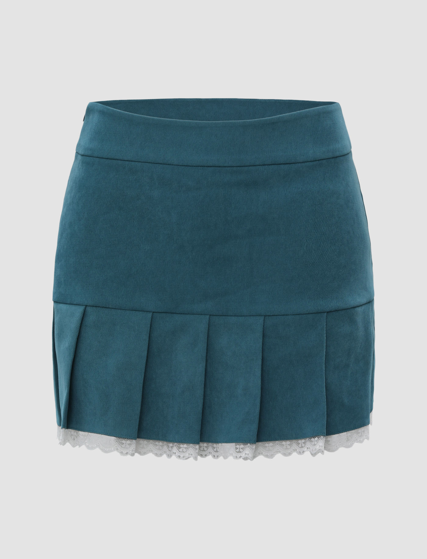 Pleated Mini Skirt 