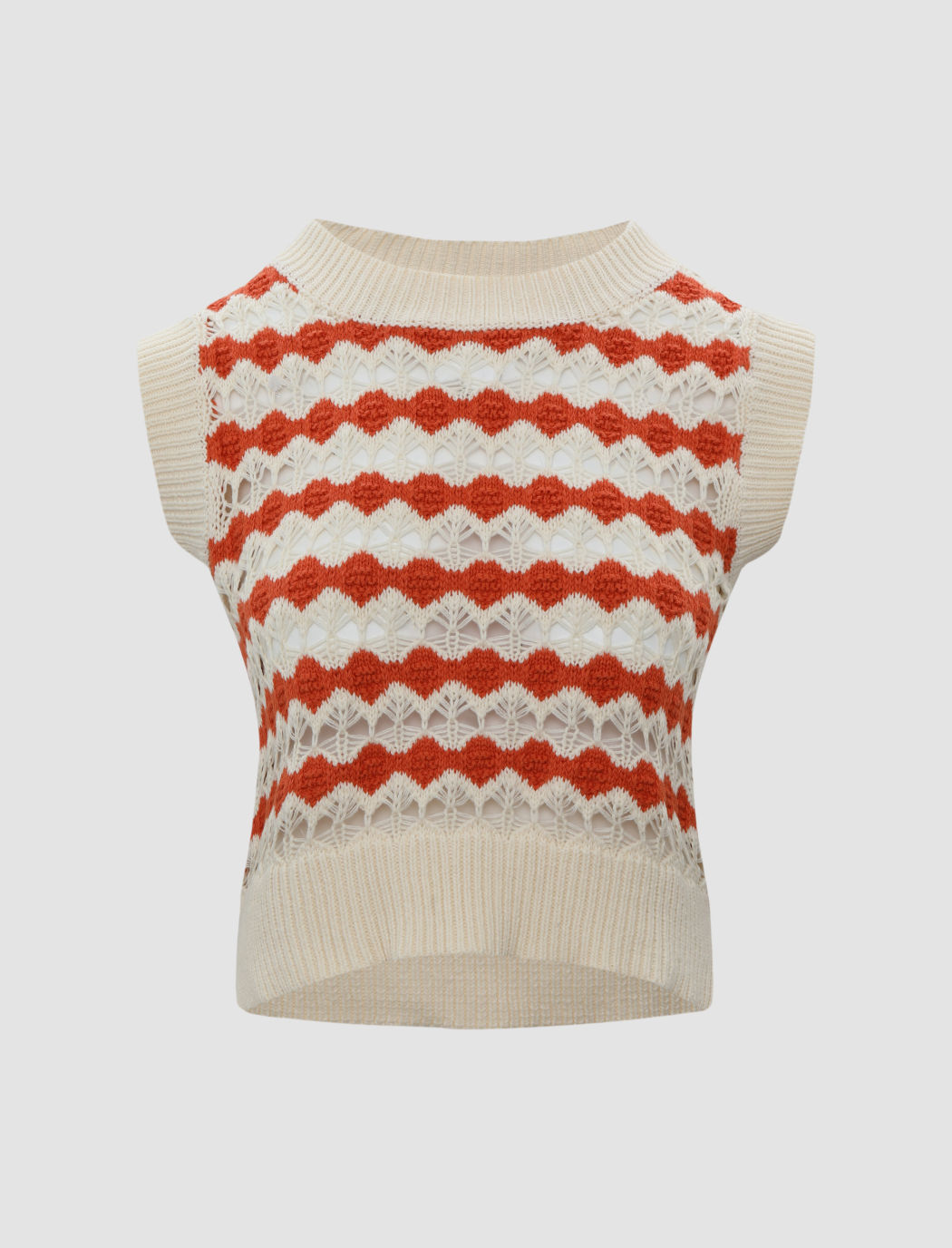 Jacquard Knitted Vest