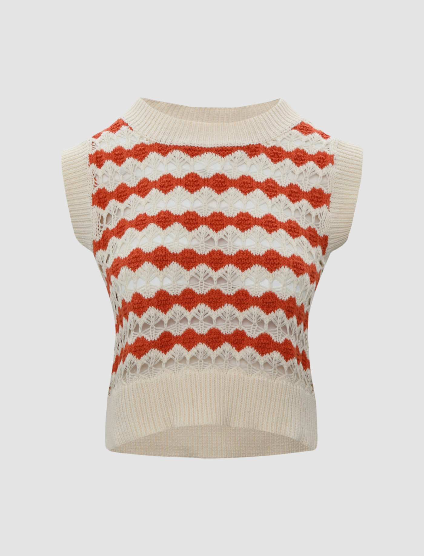 Jacquard Knitted Vest