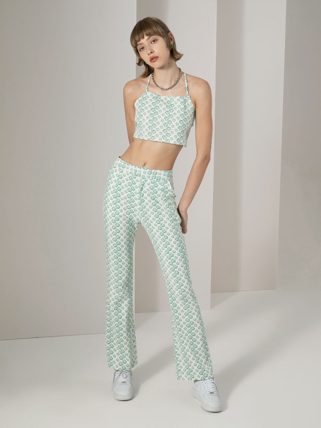 Daisy Pattern Trousers