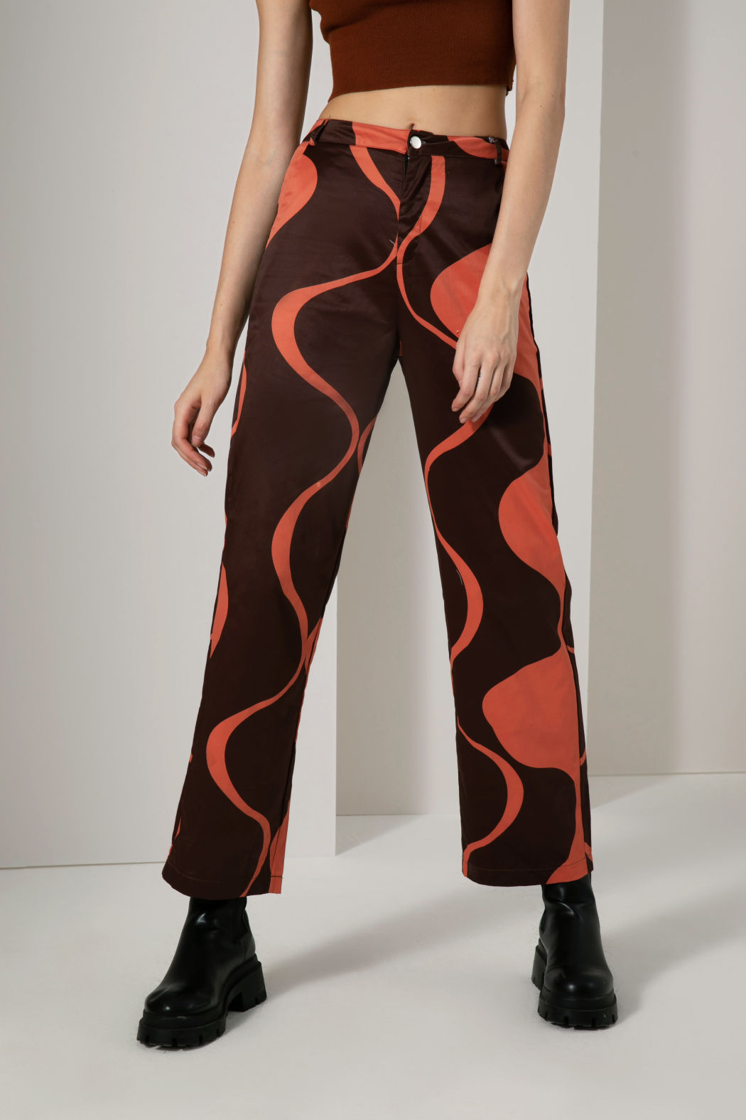 Hose mit Rillenband
