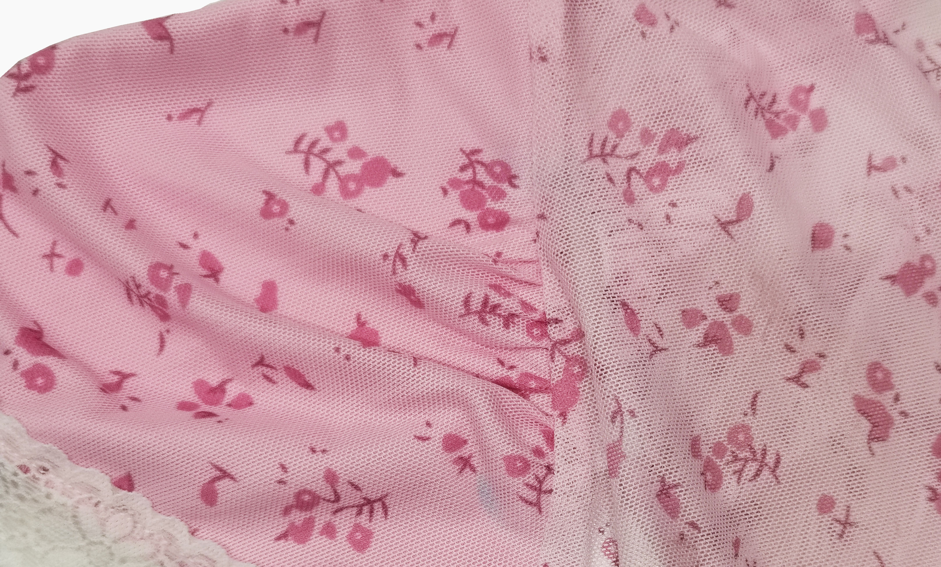 トップス BLUR PINK FLOWERS SEE-THROUGH TOPS 413vWv-WwGL.jpg