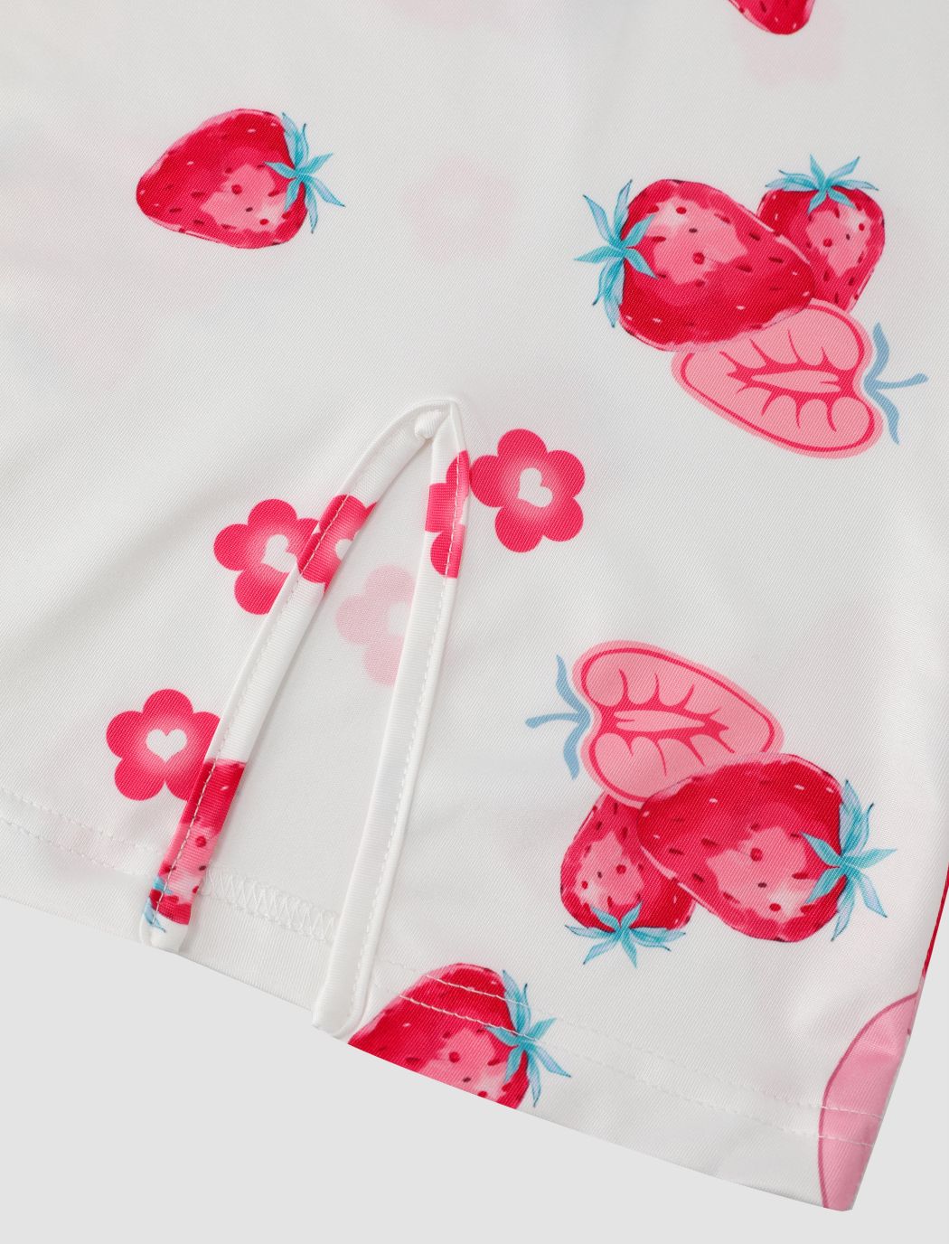 Strawberry Slit Cami Dress