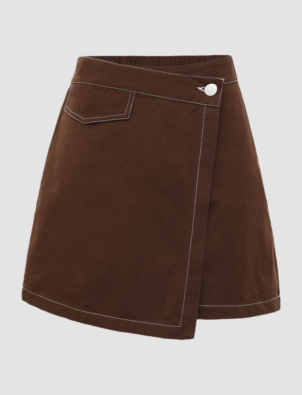 Moderner Cowgirl-Braun-Minirock
