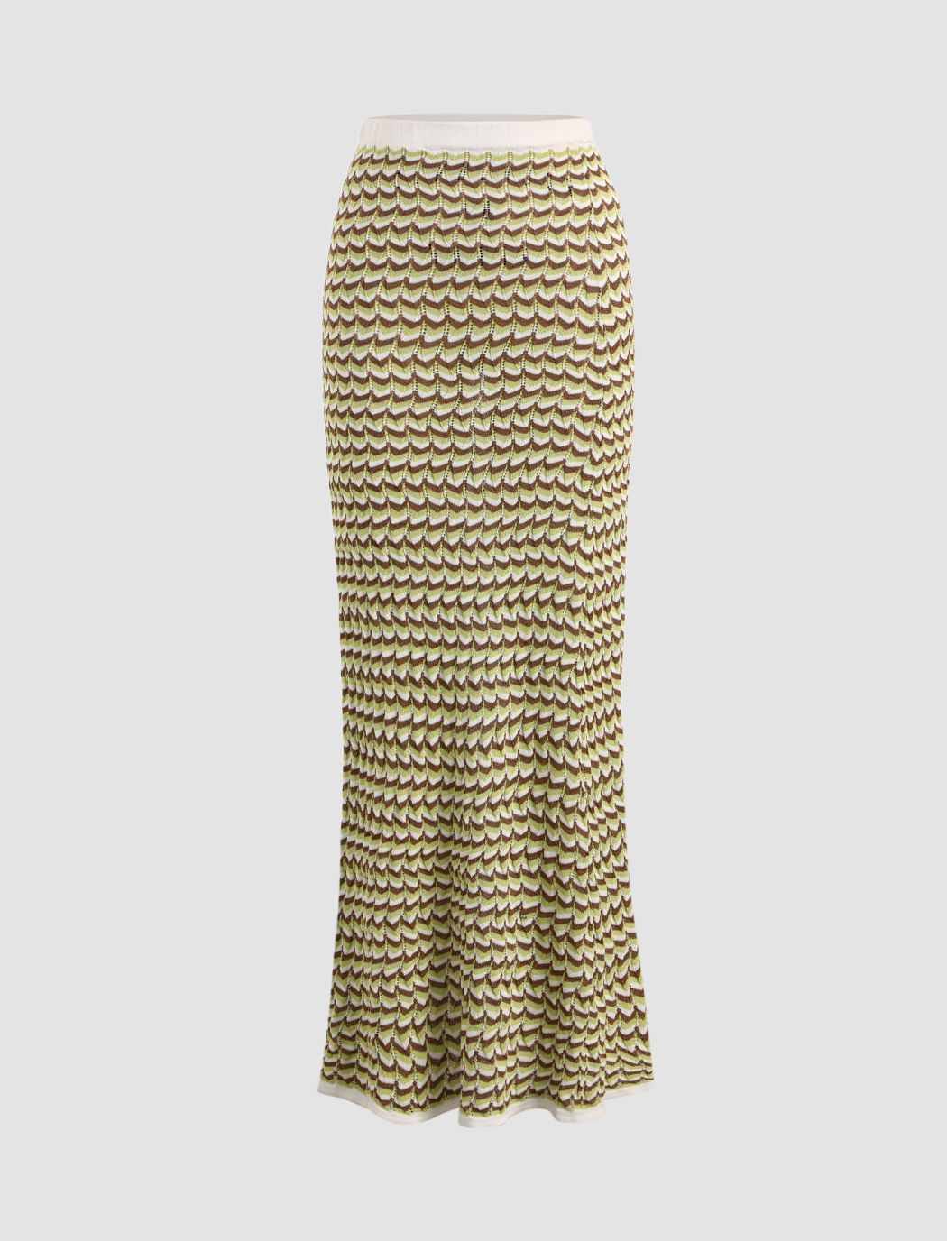 Knitted Fishtail Long Skirt