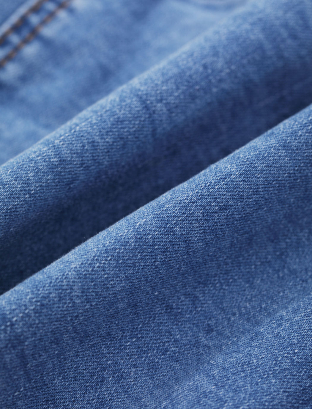 Denim-Oberteil mit Knöpfen
