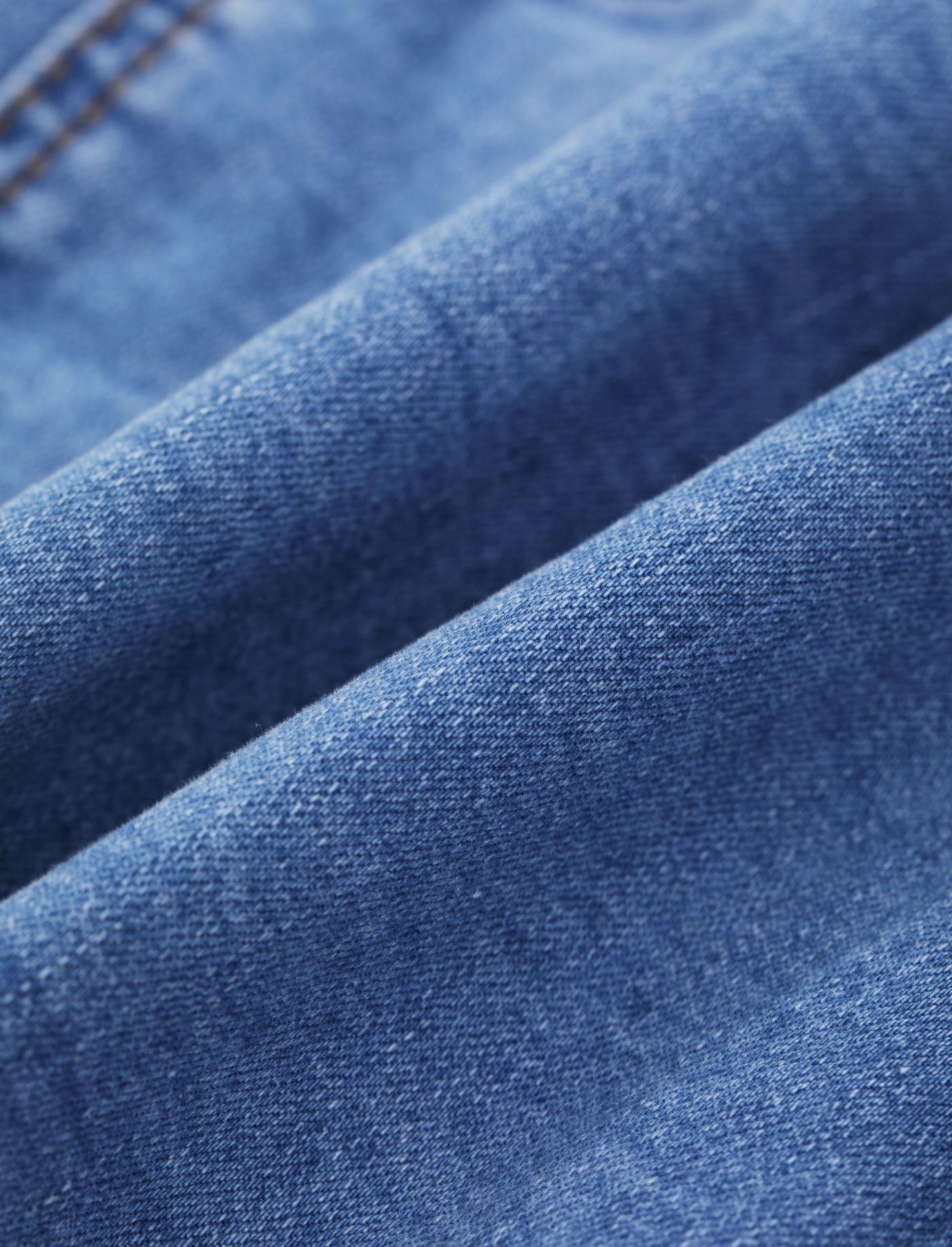 Denim-Oberteil mit Knöpfen