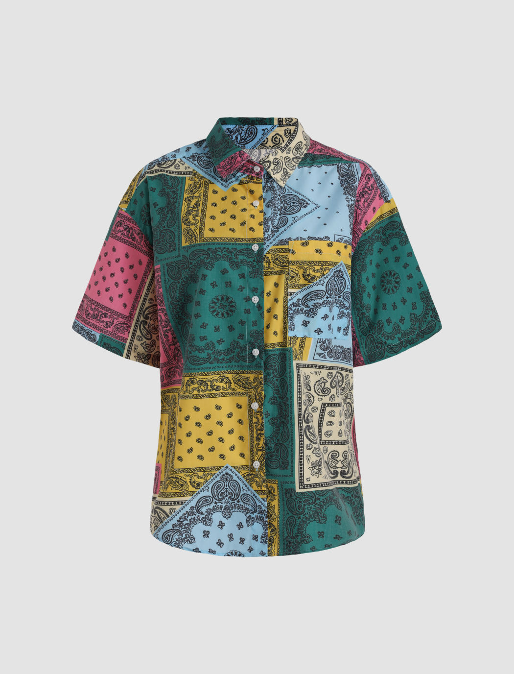  Paisley-Muster Oberteil