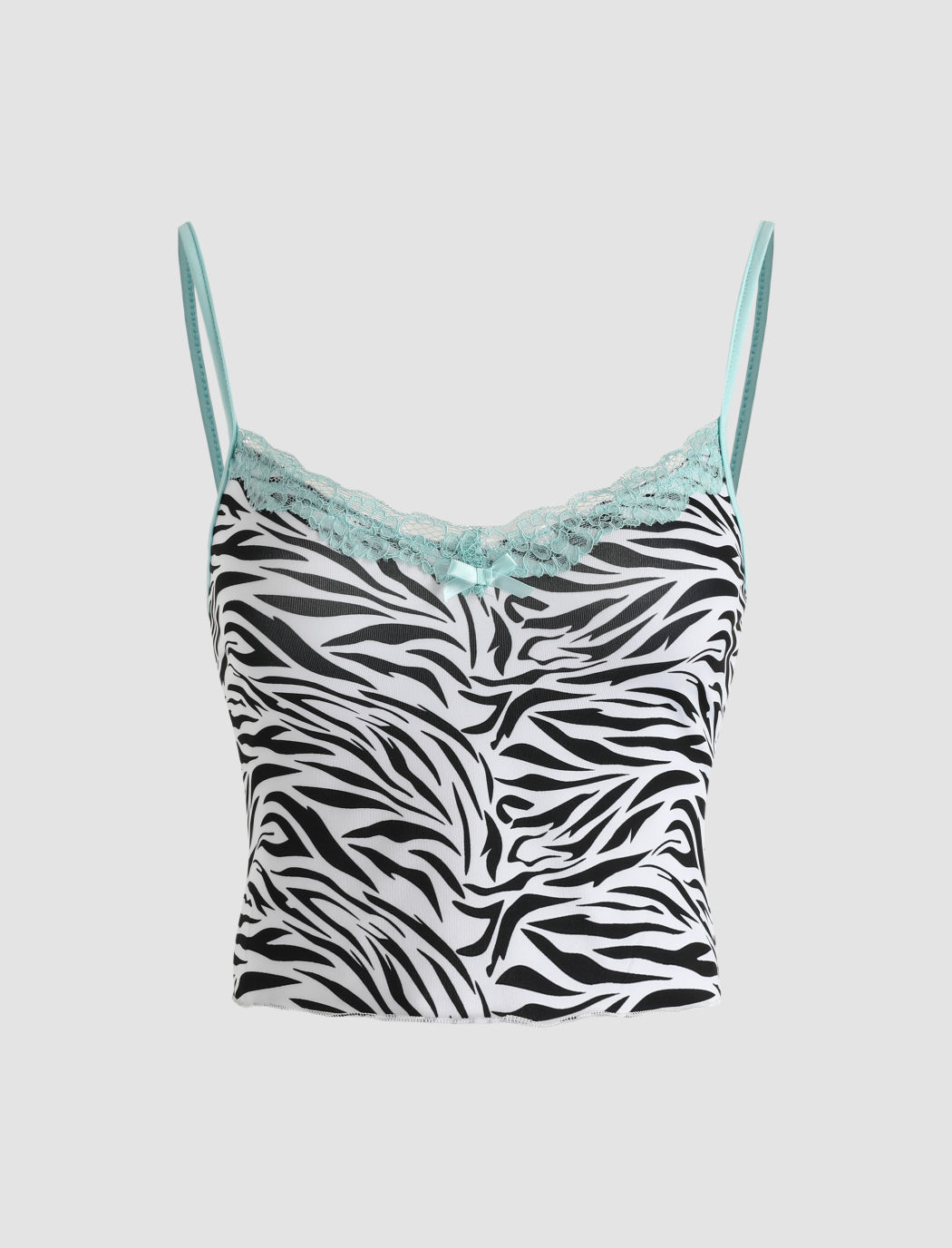 Trägertop mit Zebra-Print