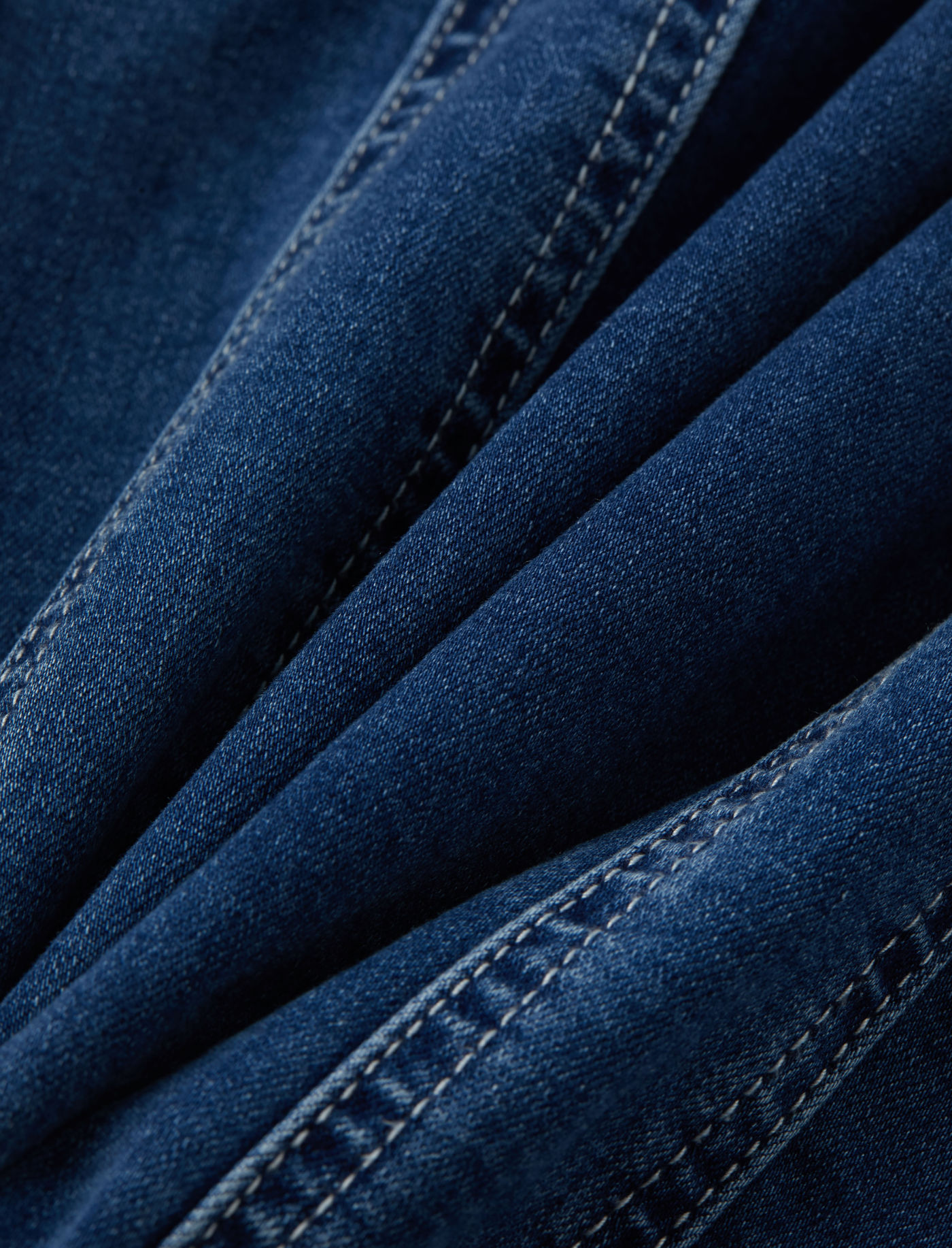 Zip Up Denim Dress