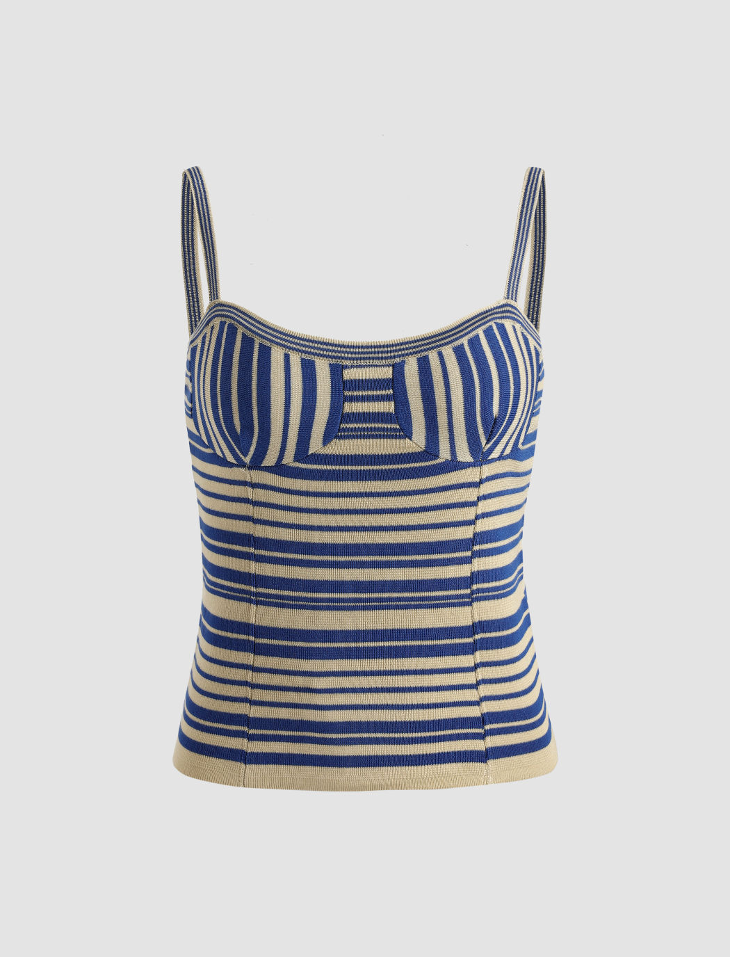 Blue Striped Tank Top