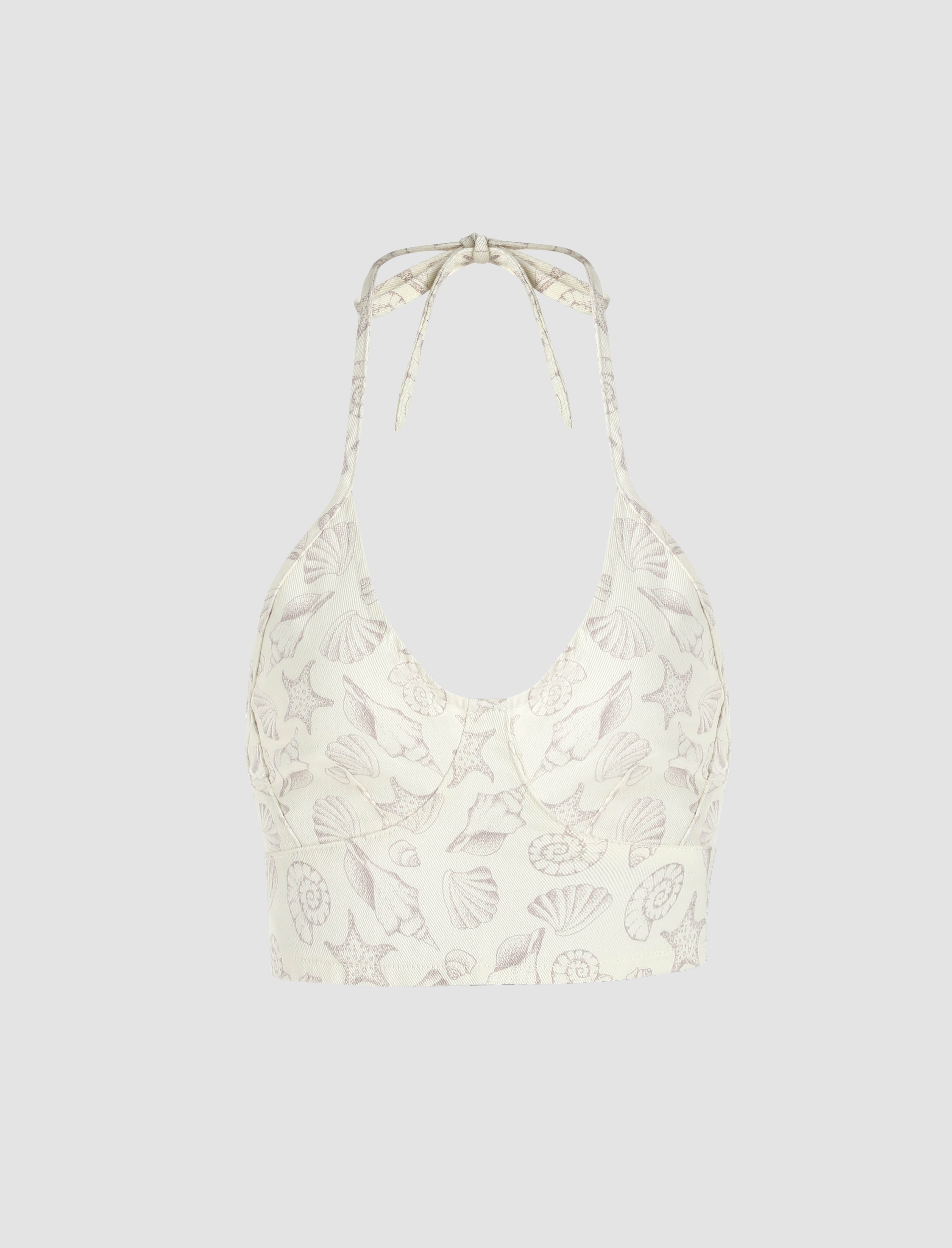Dive Into Deep Sea Halter Top