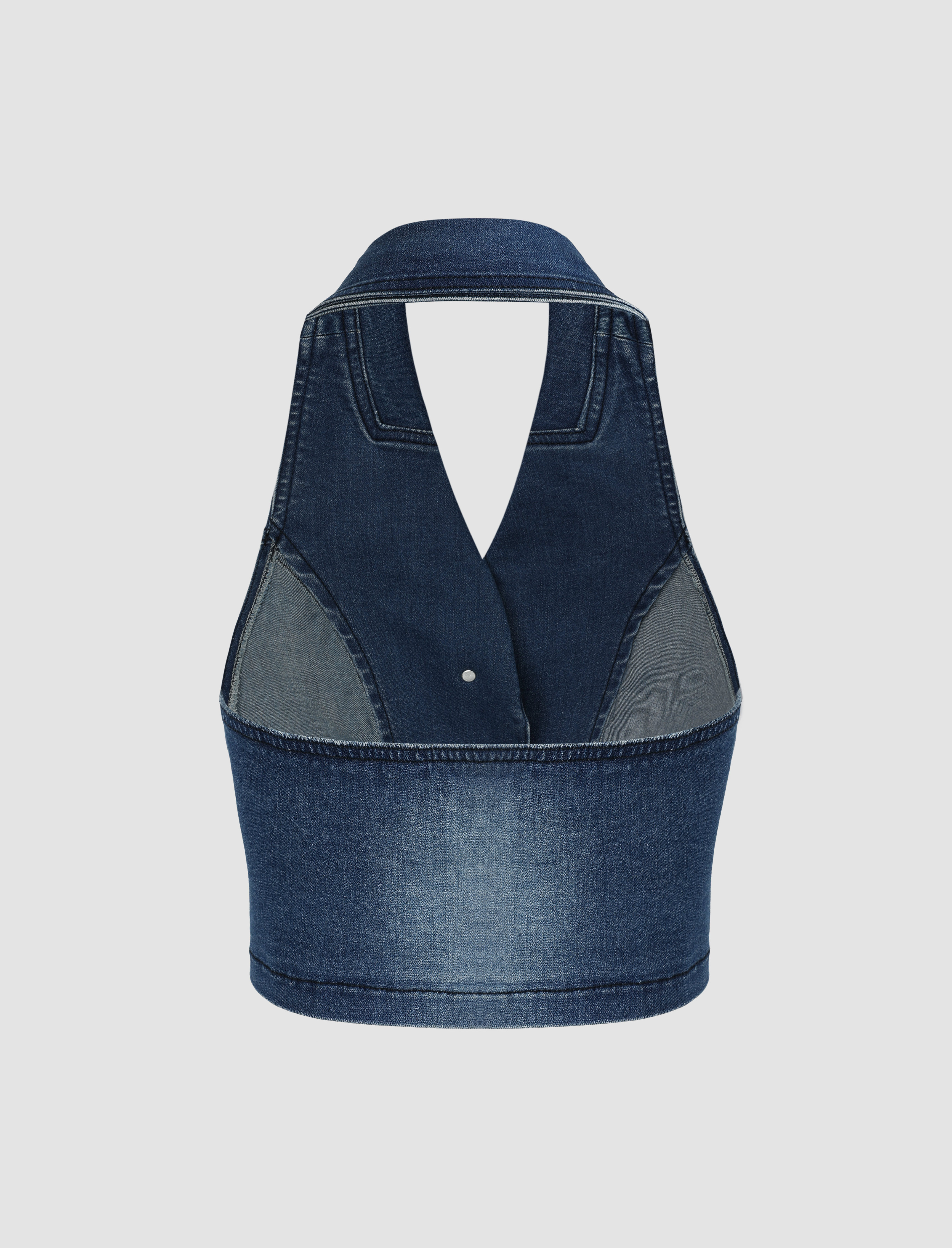Cowgirl Tracy's Denim Halter Top