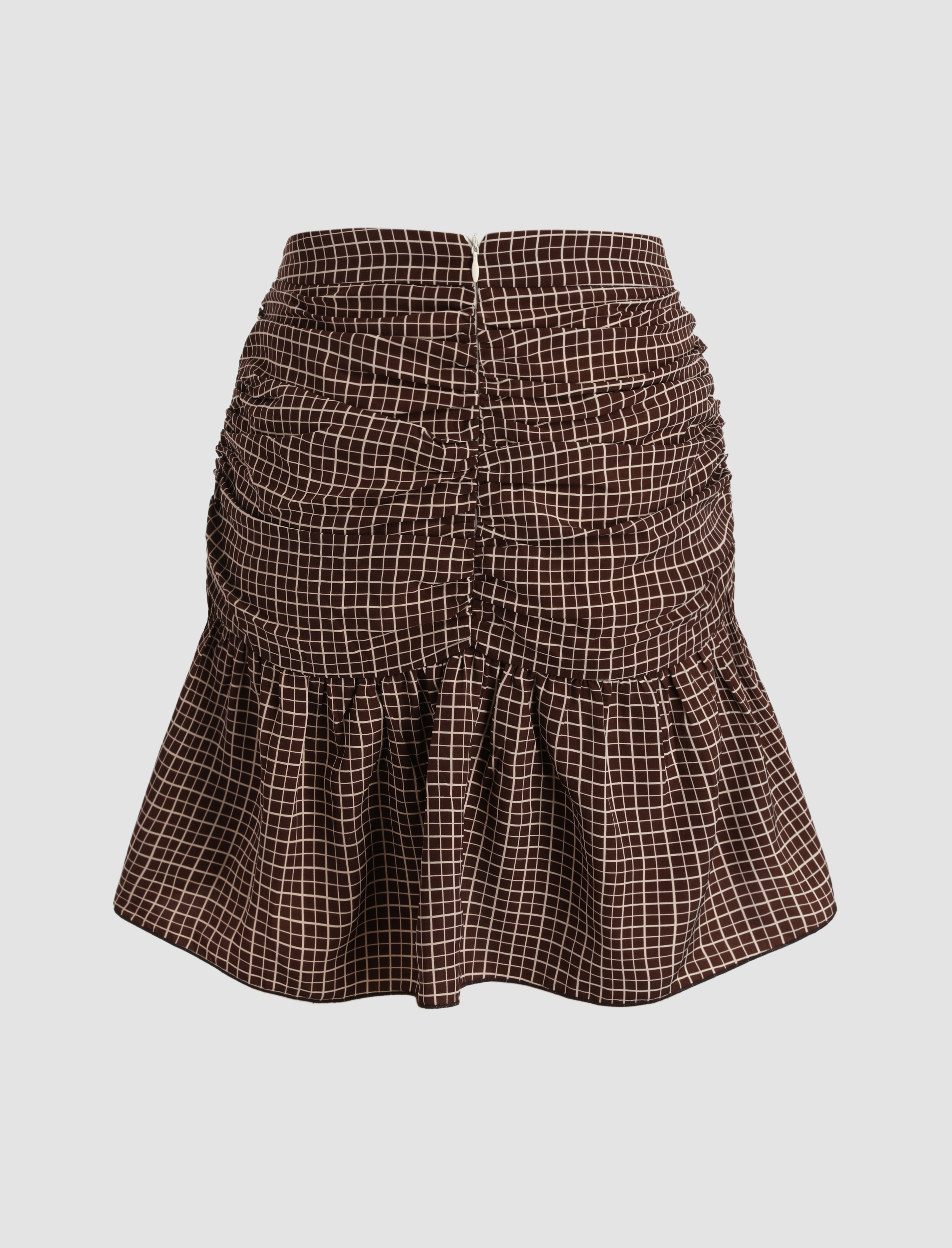 ☆人気☆【MISCHIEF】☆CHECKERED MINI SKIR.T☆BROWN MULTI☆ ☆人気☆【MISCHIEF】☆CHECKERED MINI SKIR.T☆BROWN MULTI☆