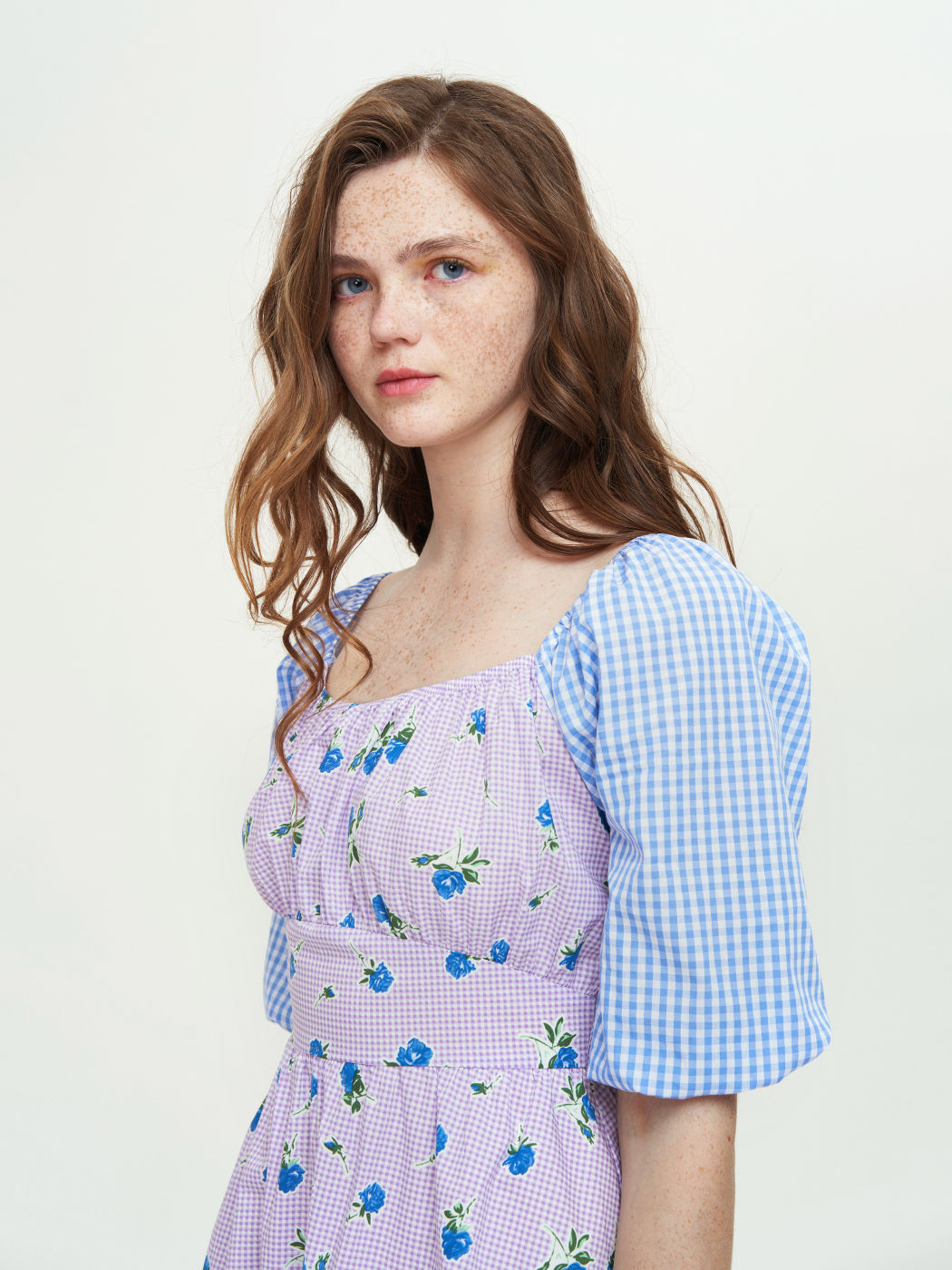 Through The Grapevine Purple Floral Dress