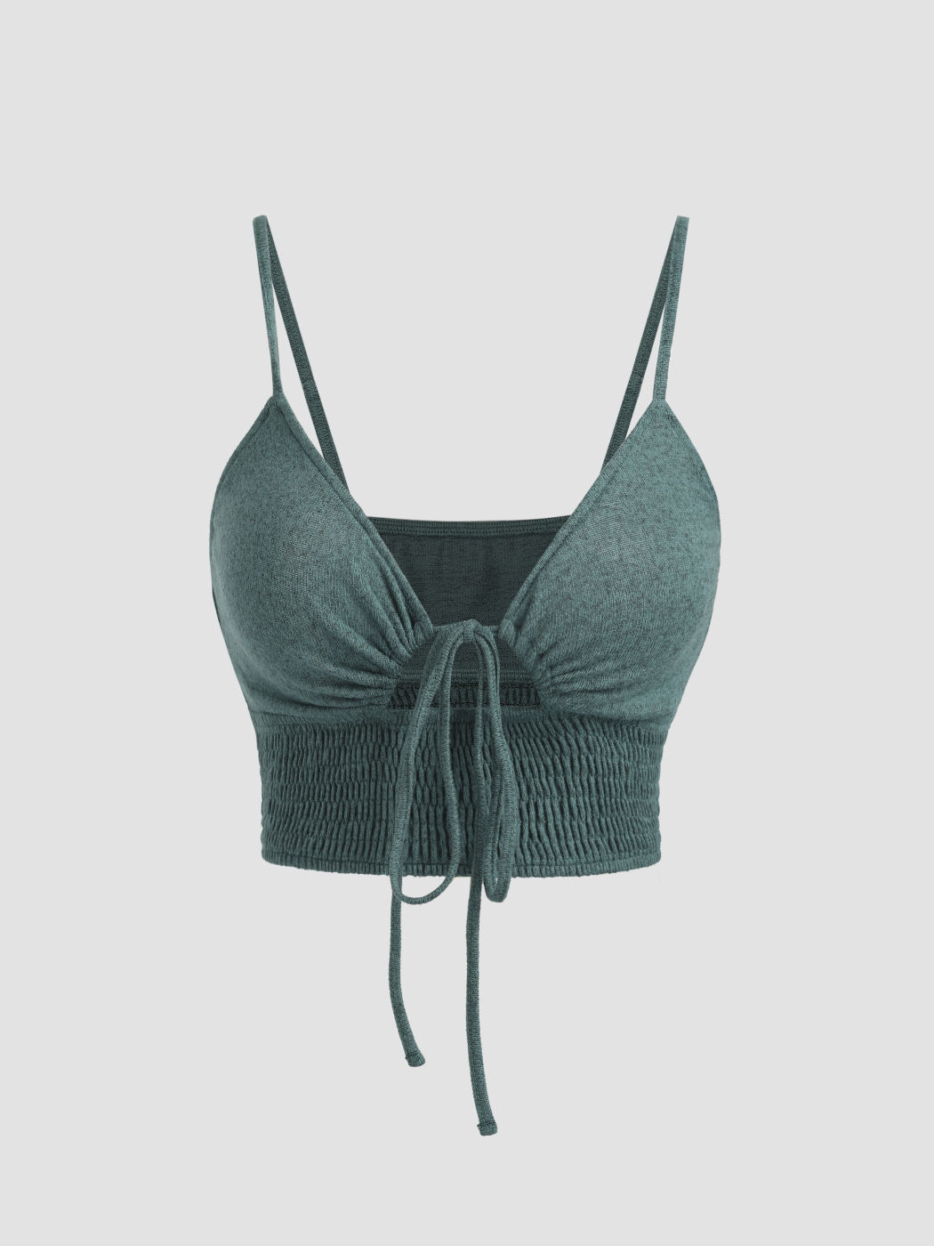 Sexy Tie Crop Front Top