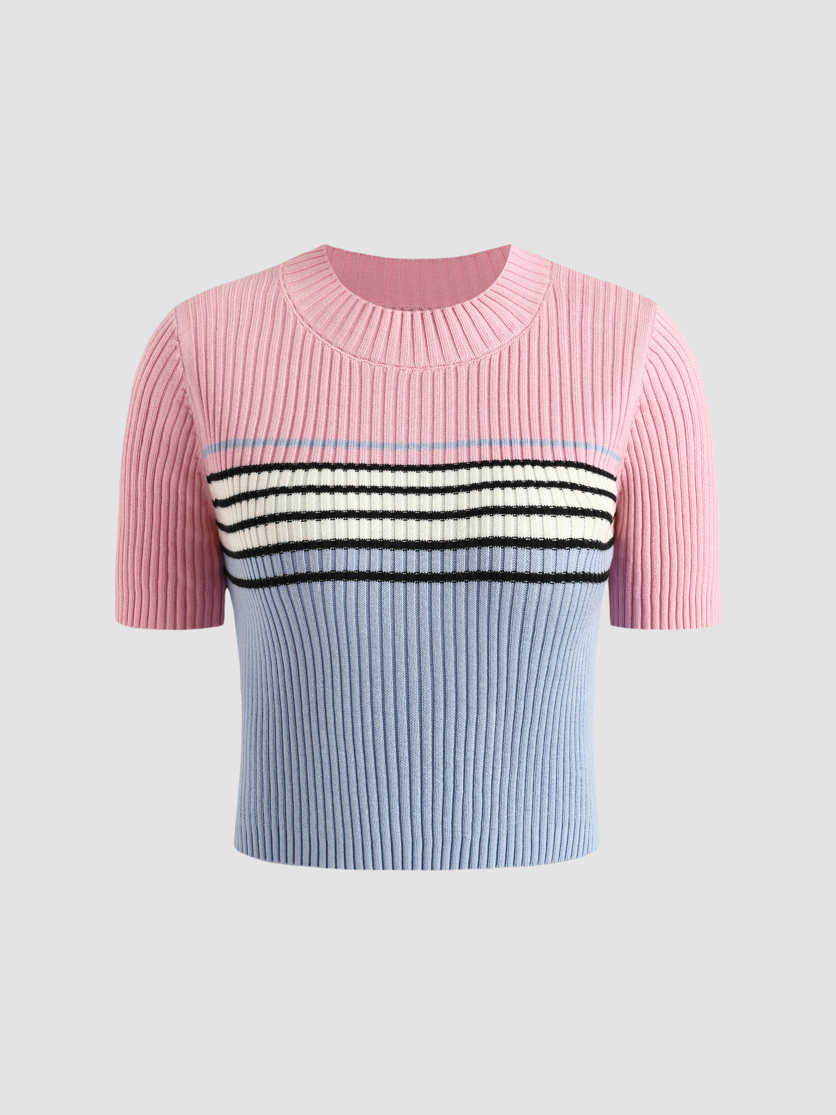 Pink Knitted Tee Cider