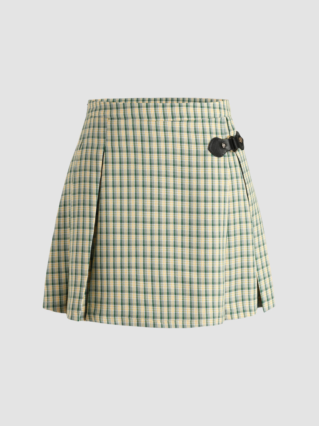 Tartan-Plissee-Minirock