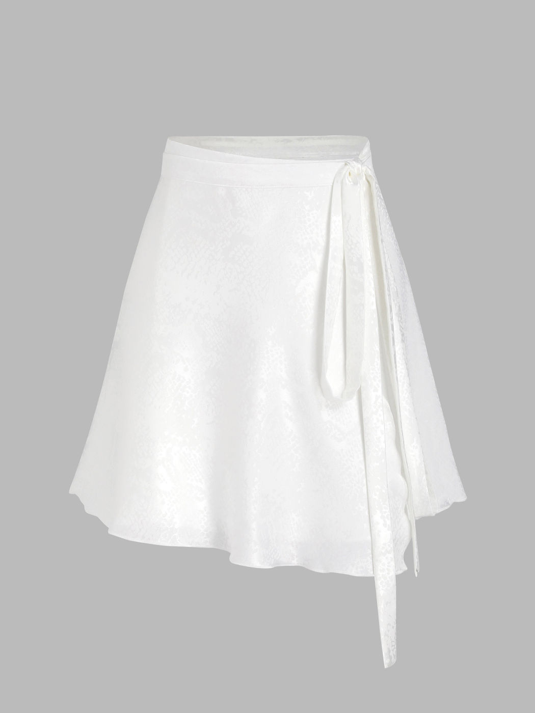 Pearly White Mini Skirt