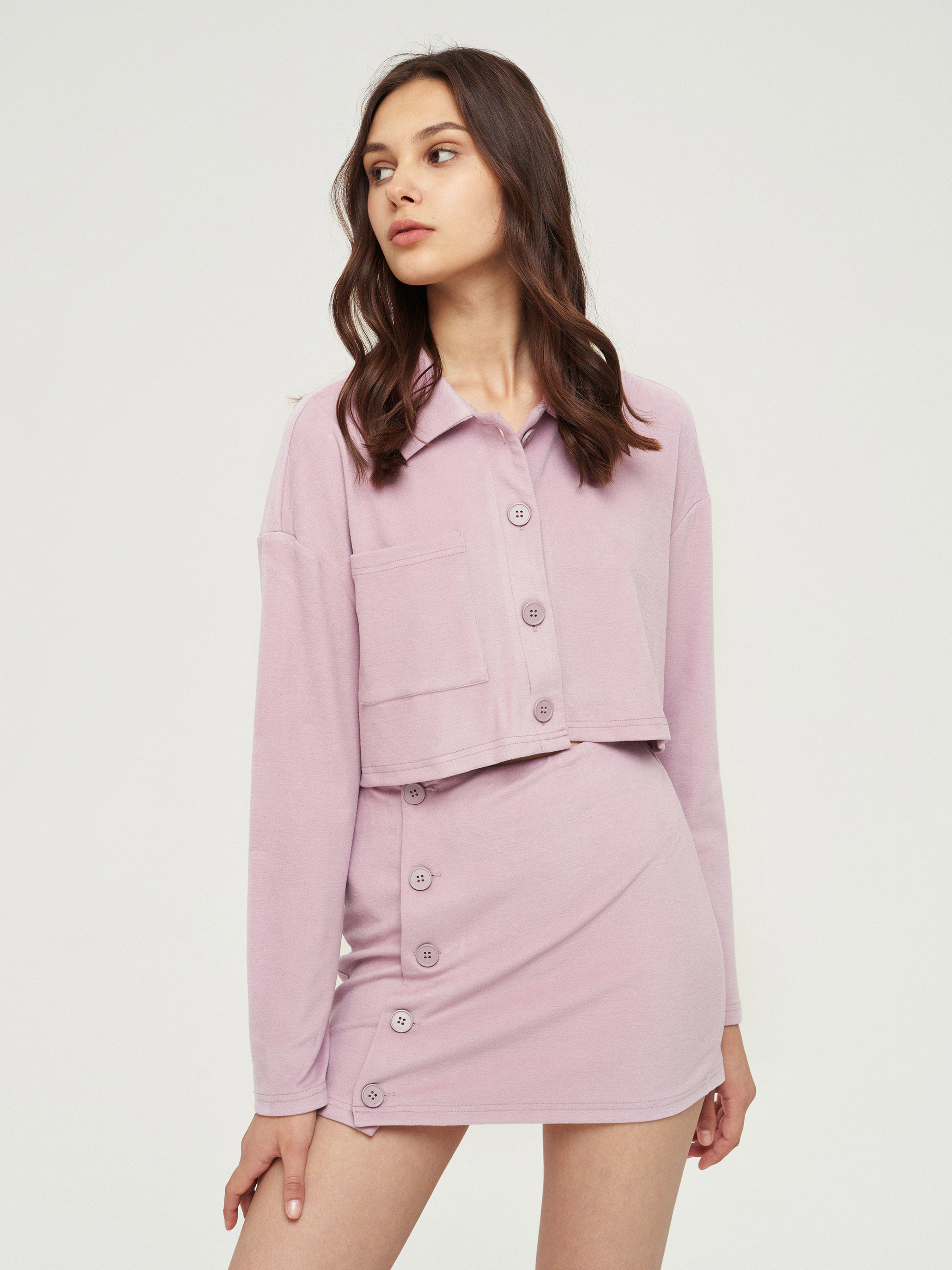 マイカアンドディール MICA&DEAL volume sleeve blouse （PURPLE） Used Purple Blouses On Sale Up To 90% Off | ThredUp