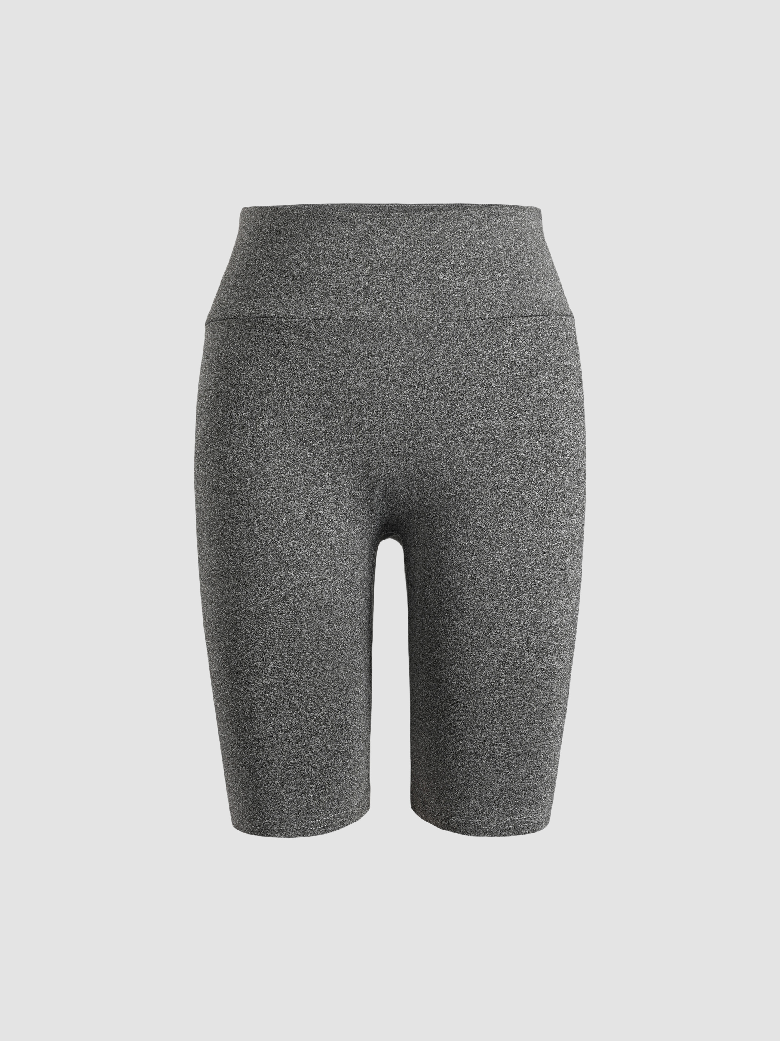 Grey Midi Biker Shorts Cider