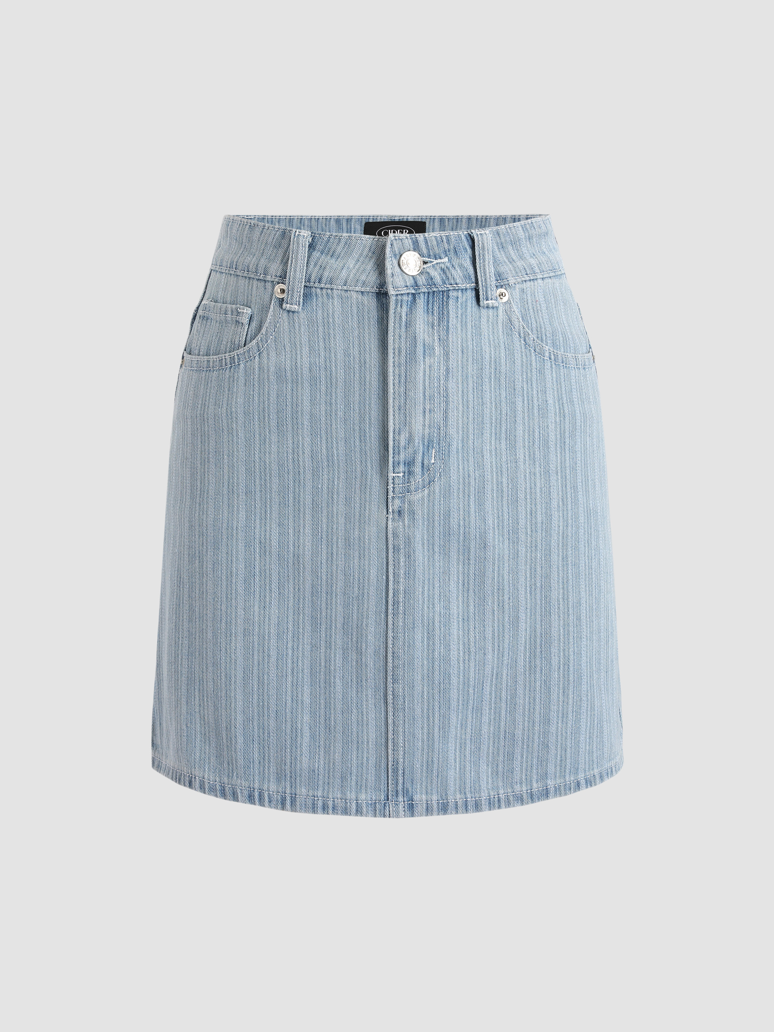 Washed Mini Skirt Cider