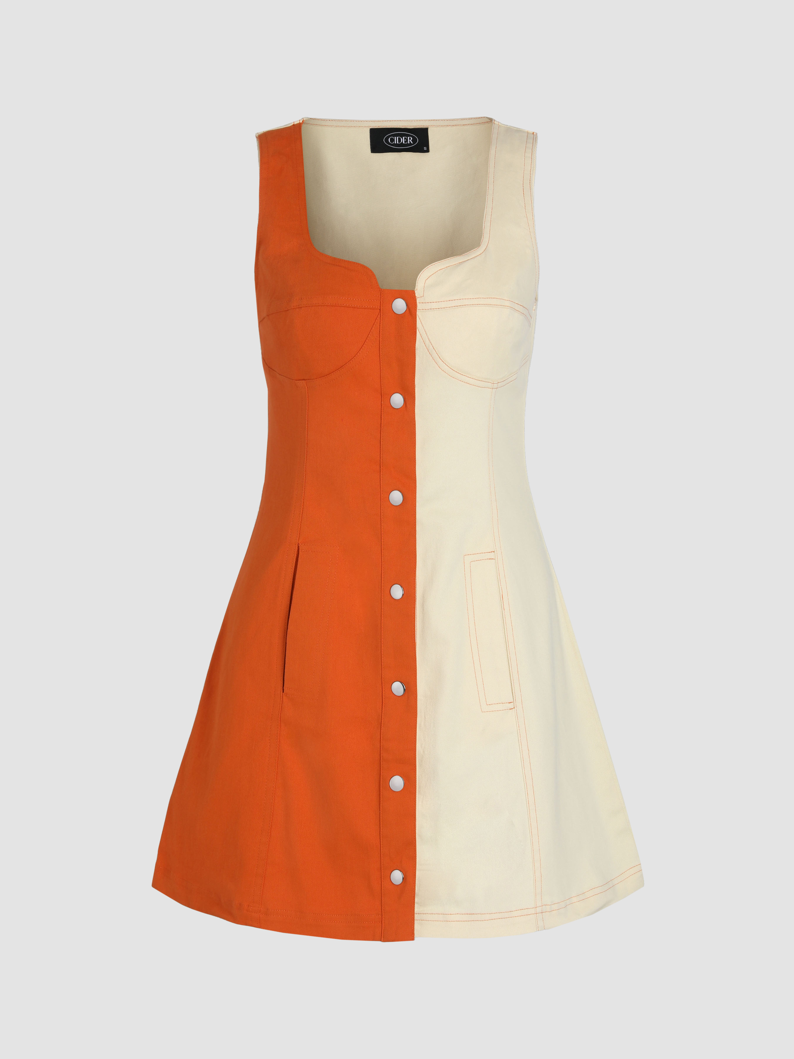 Two Tone Mini Dress