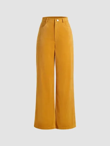  Hohe Taille Weite Bein Hosen