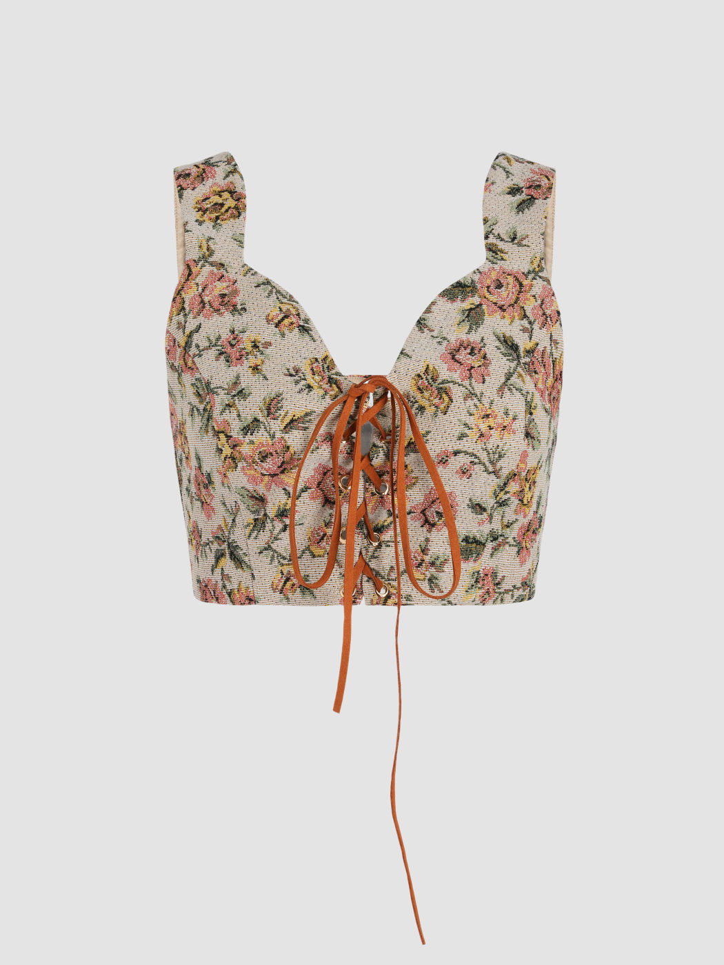 Secret Garden Tie Front Top