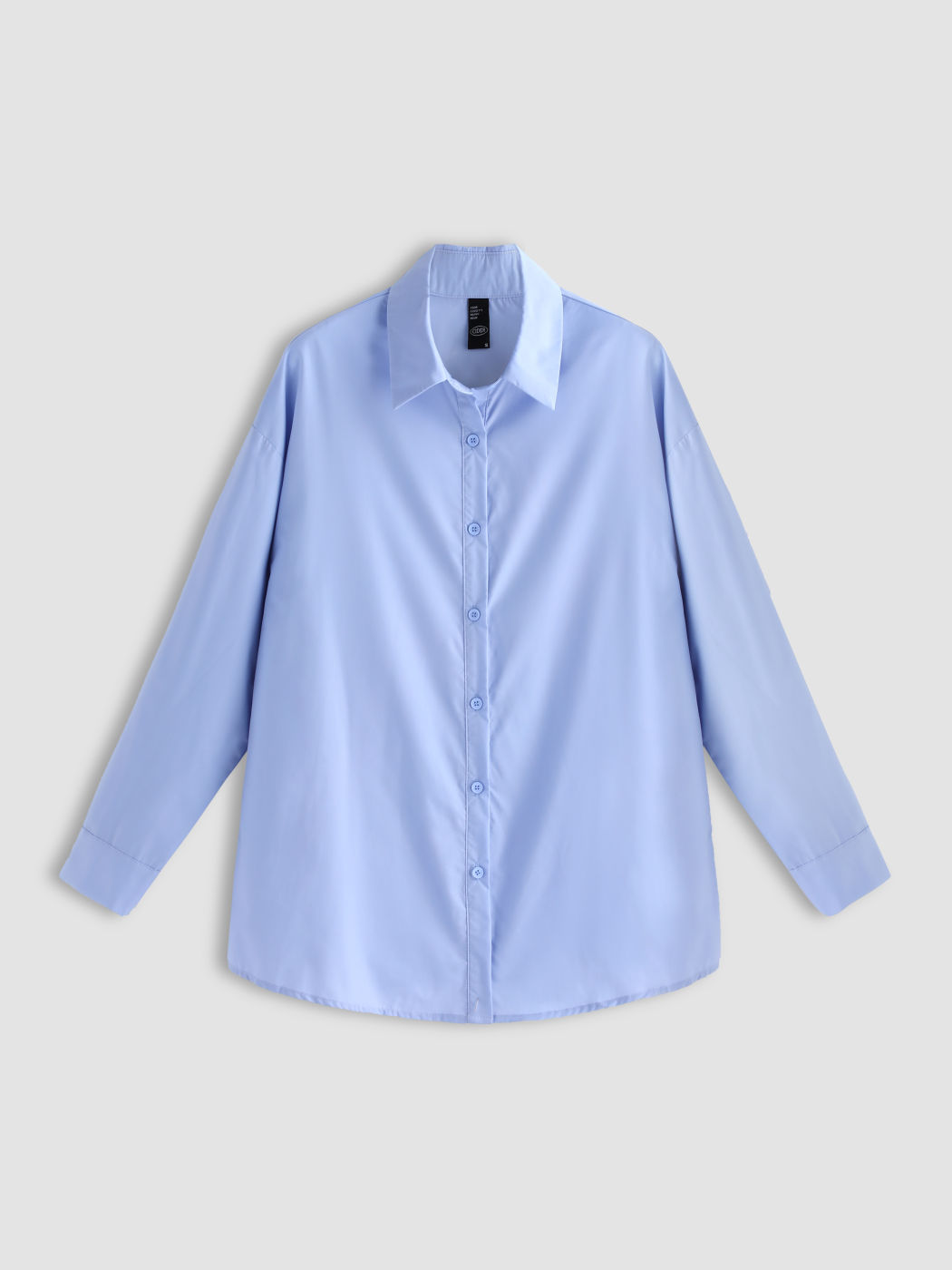  Einfarbige blaue Bluse