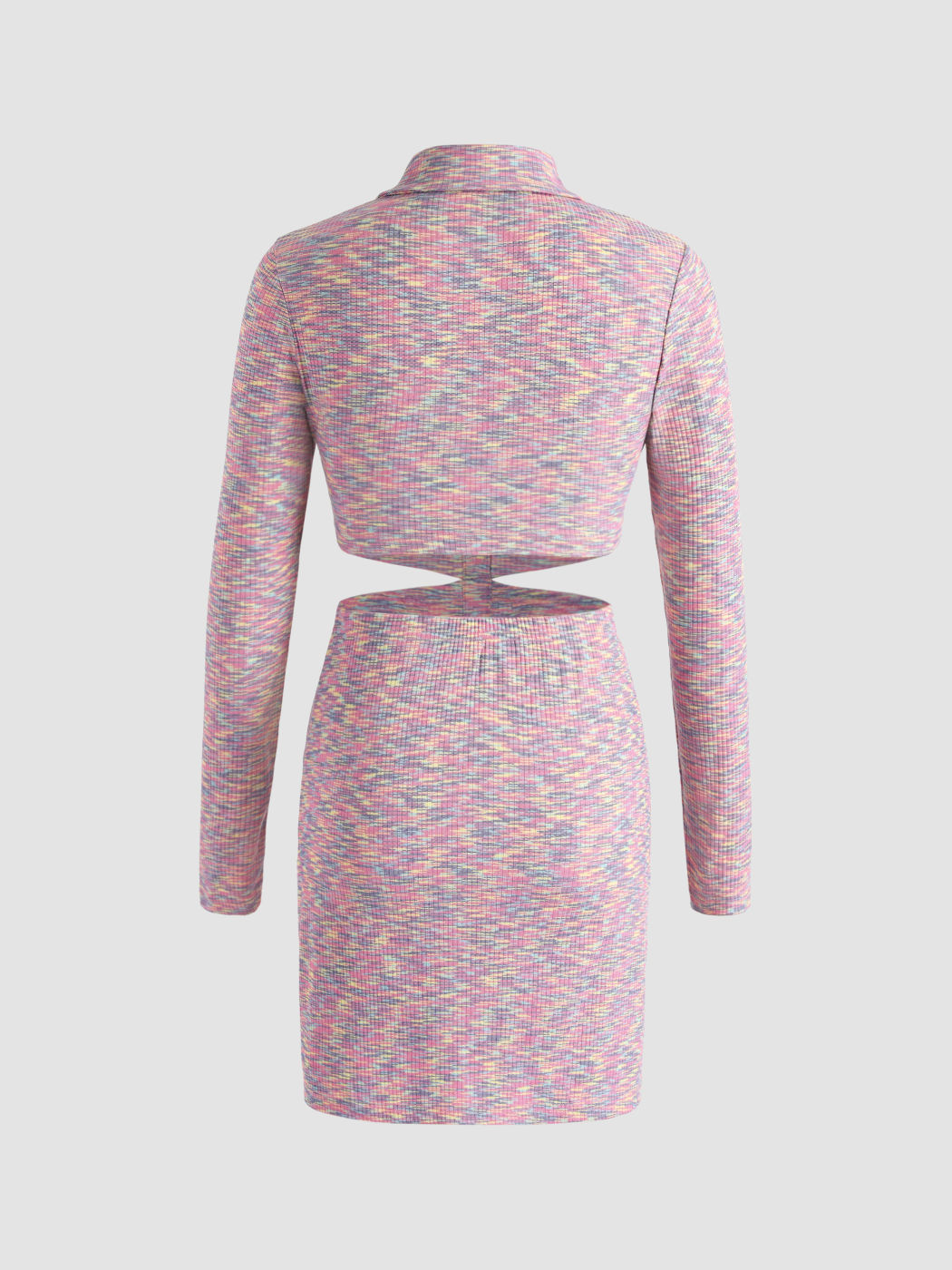 Pink Bodycon Cut Out Dress