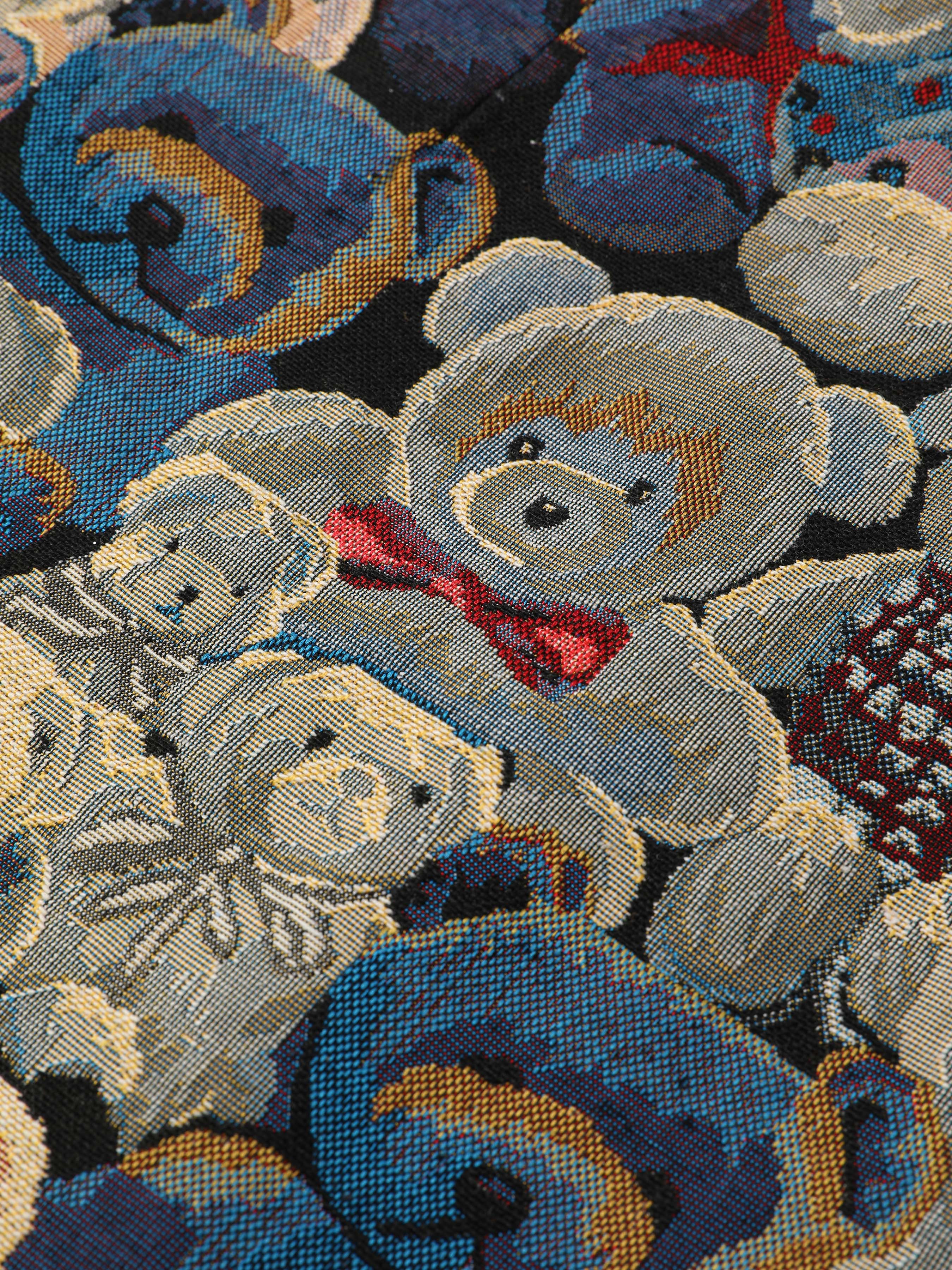 スカート TNTNTUTU Checked Embroidery Bear Animal Tiered Fancy Skirt Checked Embroidery Bear Animal Tiered Fancy Flare-Skirt