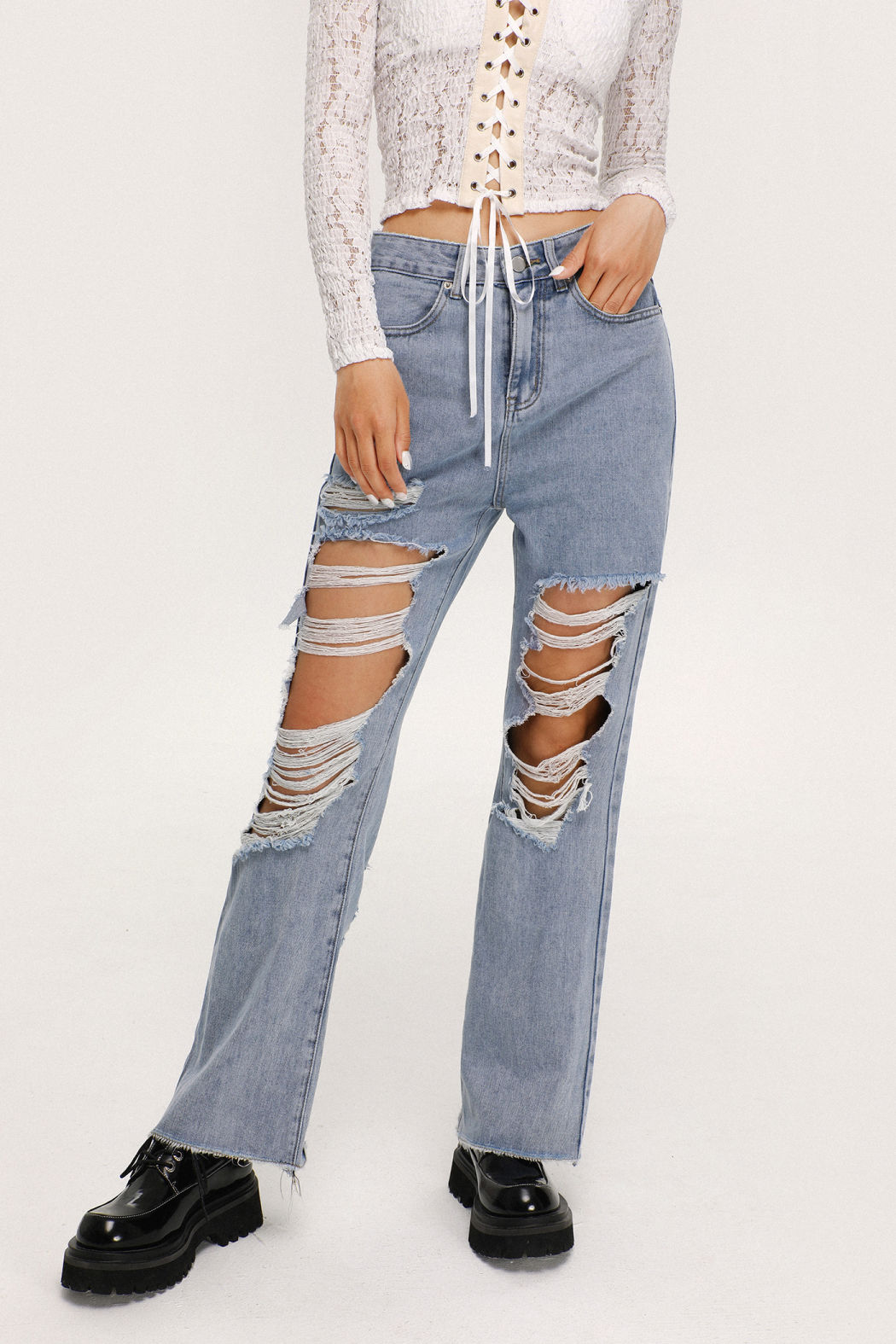 Fancy Ripped Jeans