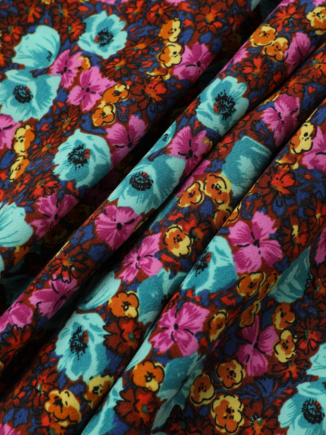 Retro Floral Mini Dress