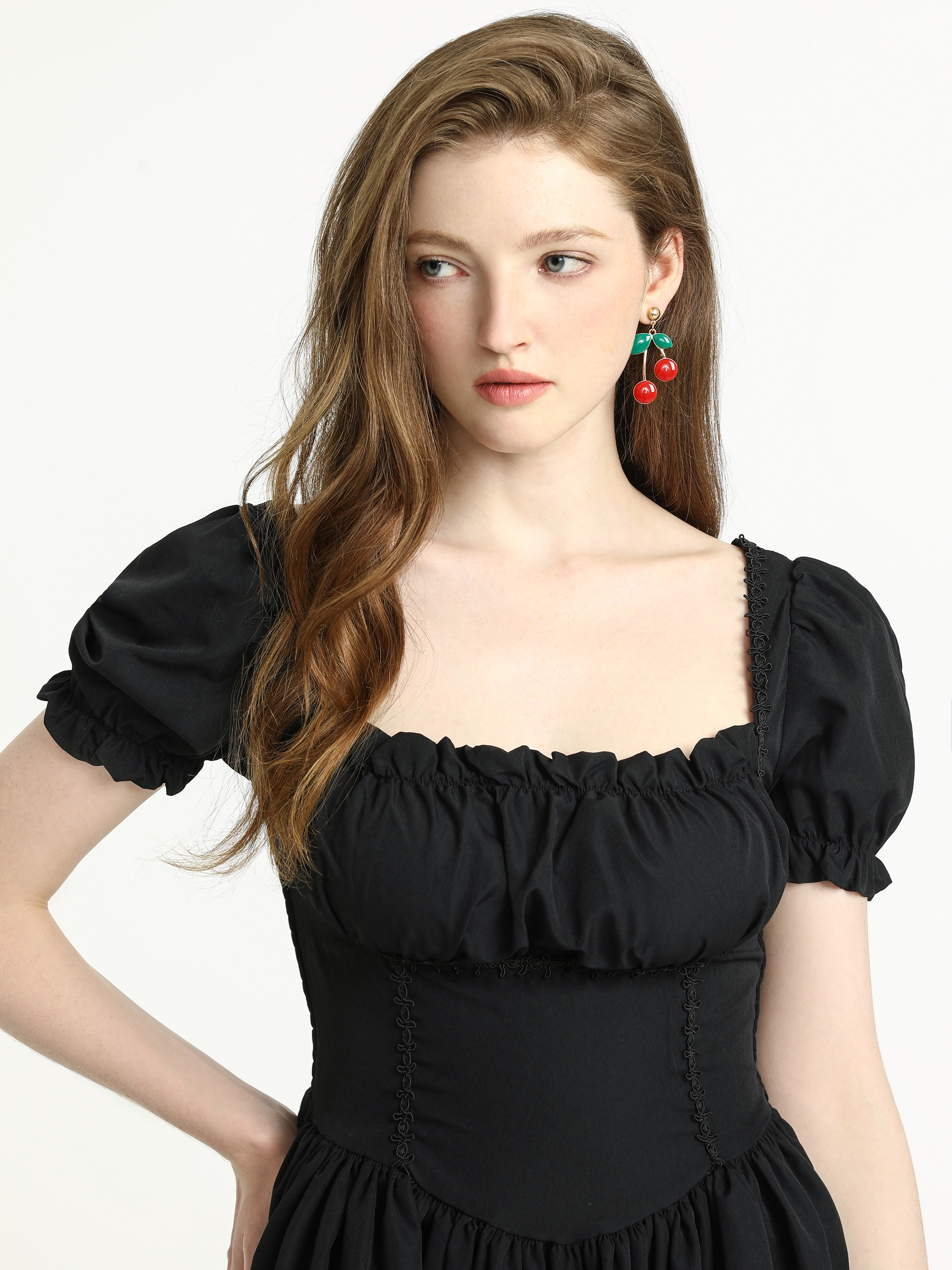 Dare You Classic Witch Lace Hem Corset Dress Dare You Classic Witch Lace Hem Corset Dress