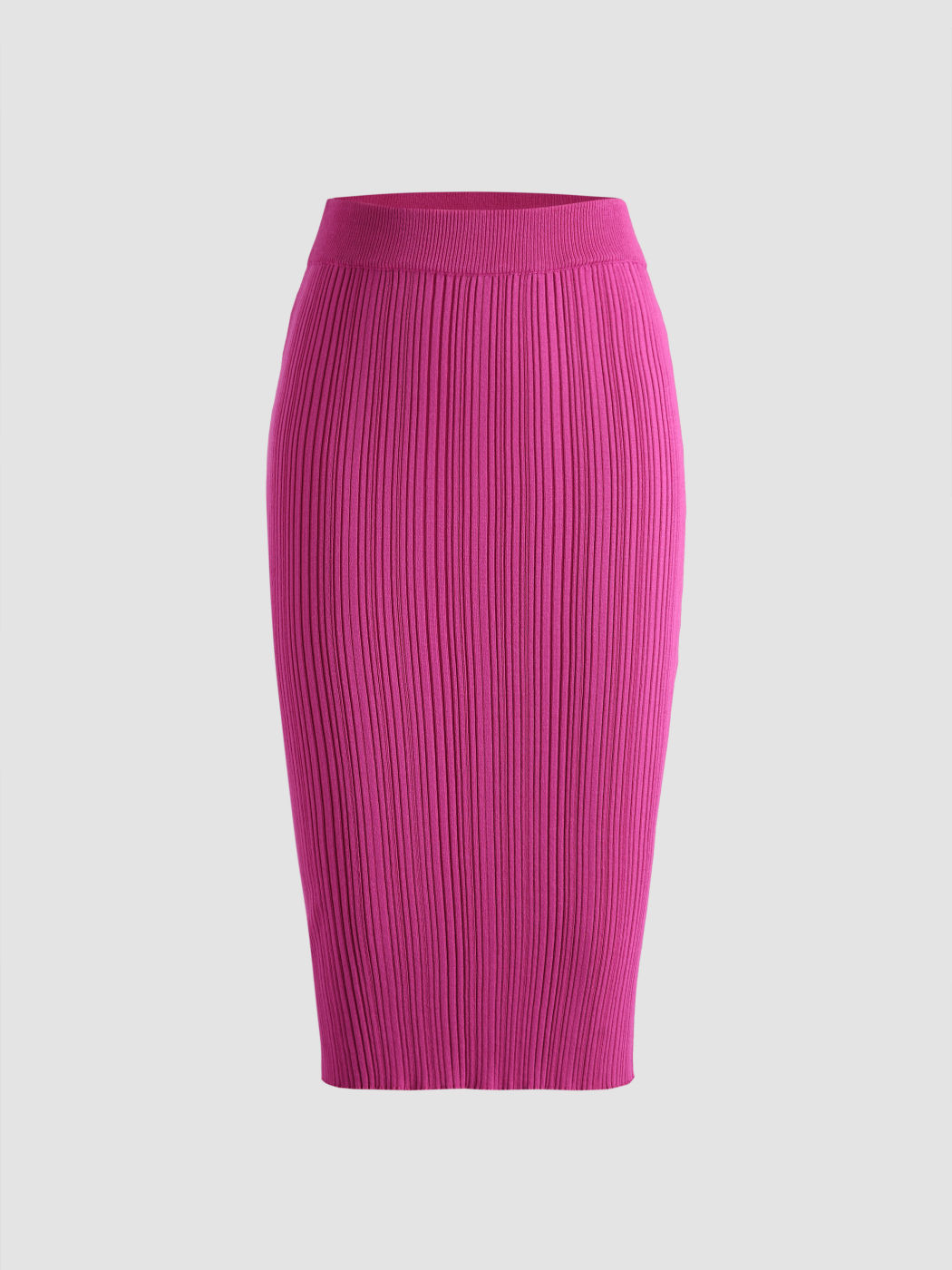 Forever Pink Knit Midi Skirt