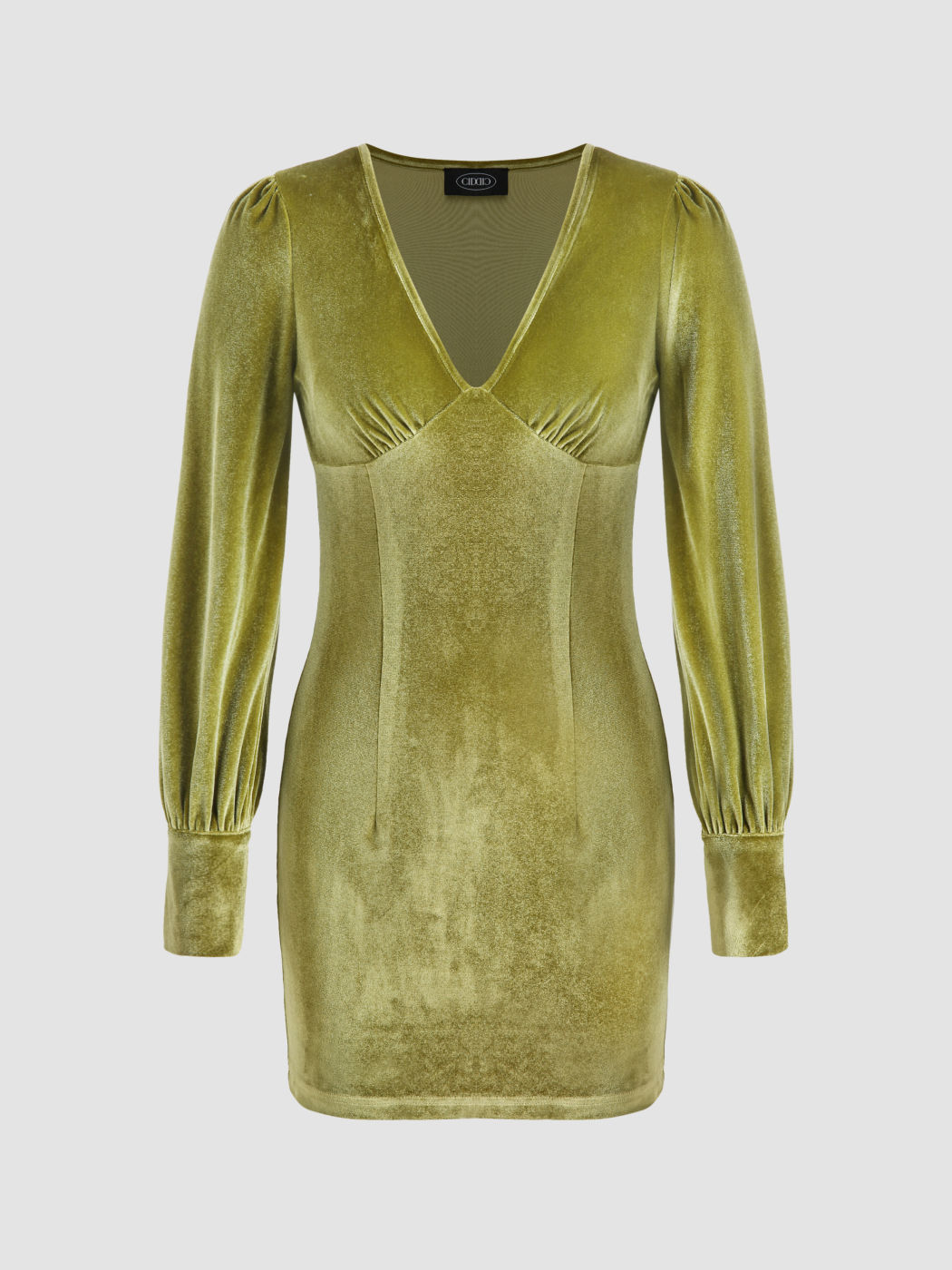Vintage-Samt-Minikleid