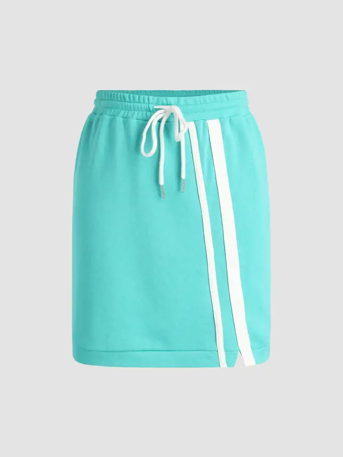Woven High Waist Pleated Solid Straight Leg Trousers For Daily Casual Work