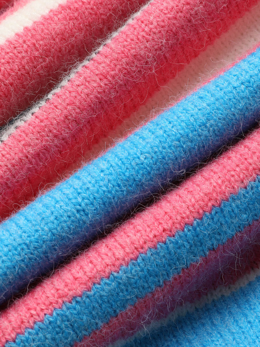  Baumwollzucker-Karneval Gestreifter Kurzer Strickjacke