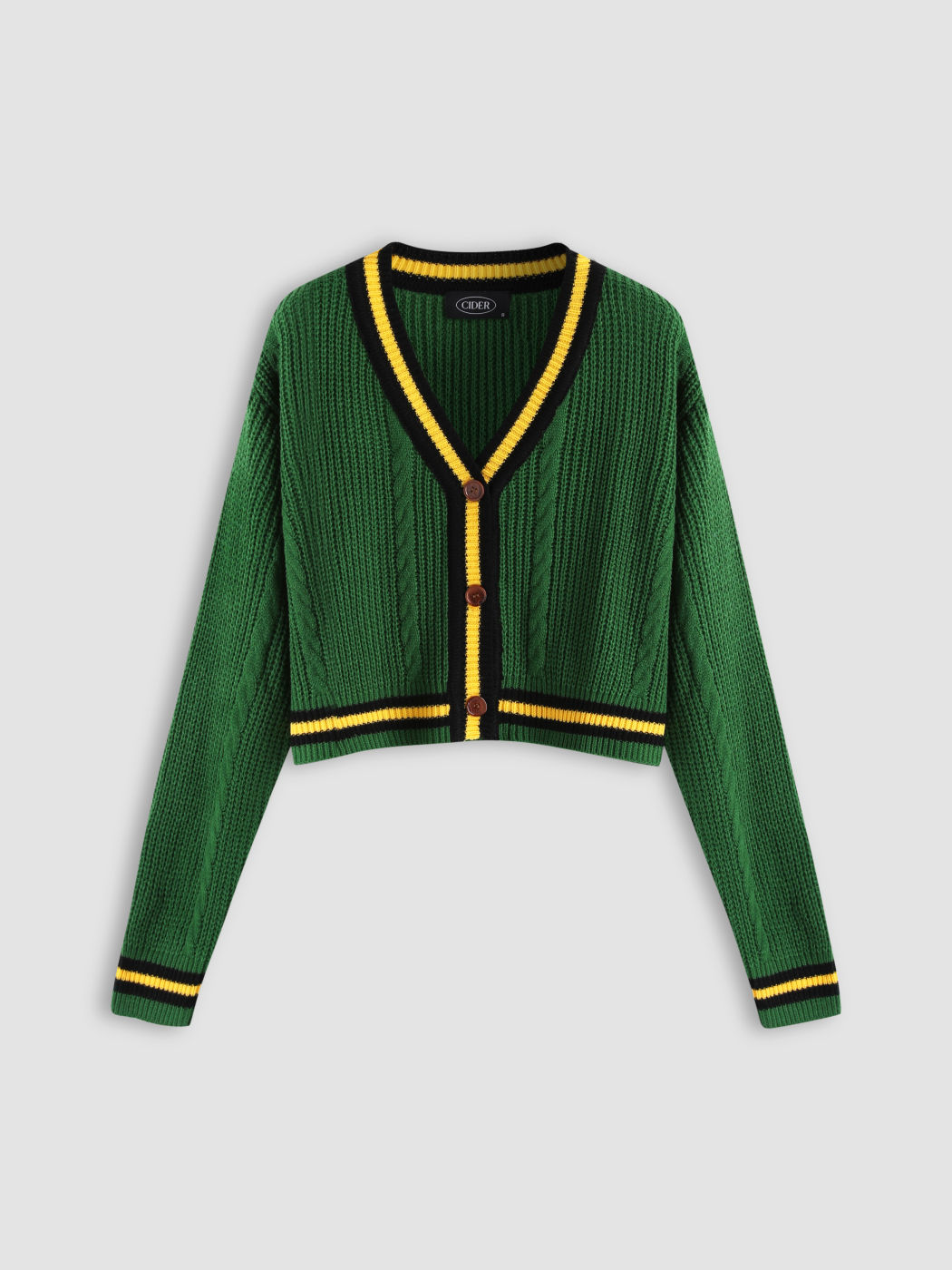Gib mir die grüne Strickjacke