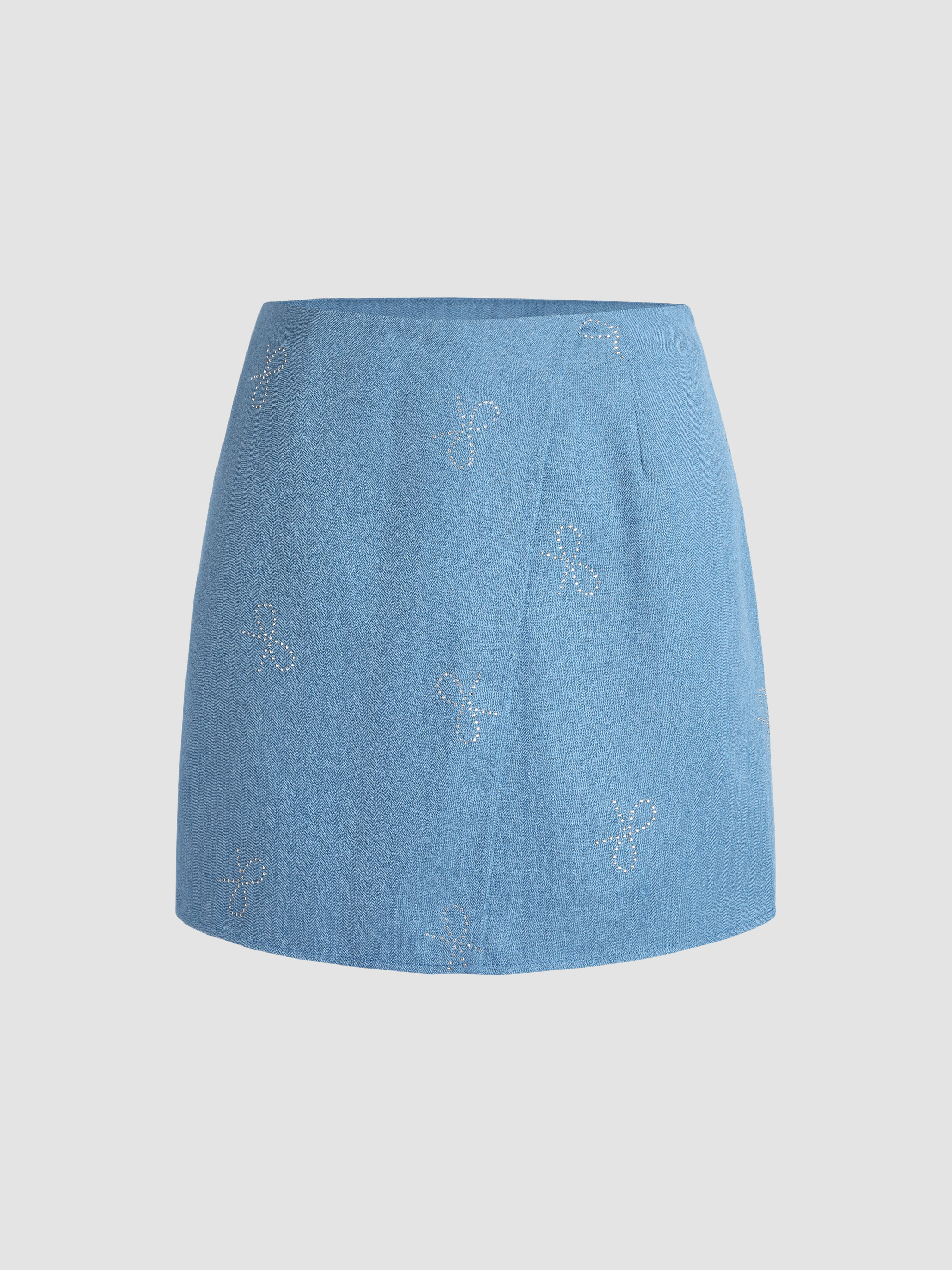 Blue Mini Skirt
