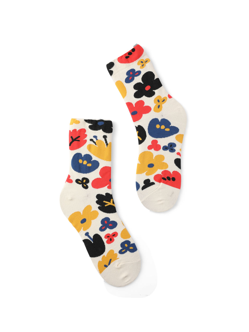 Colorful Floral Pattern Socks