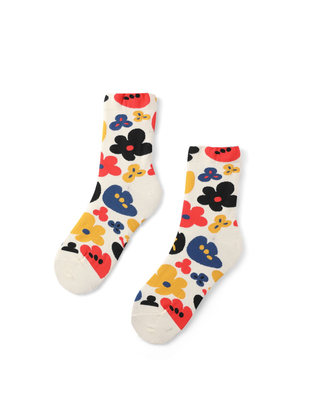 Colorful Floral Pattern Socks