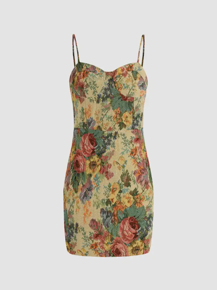 Secret Garden Floral Mini Dress
