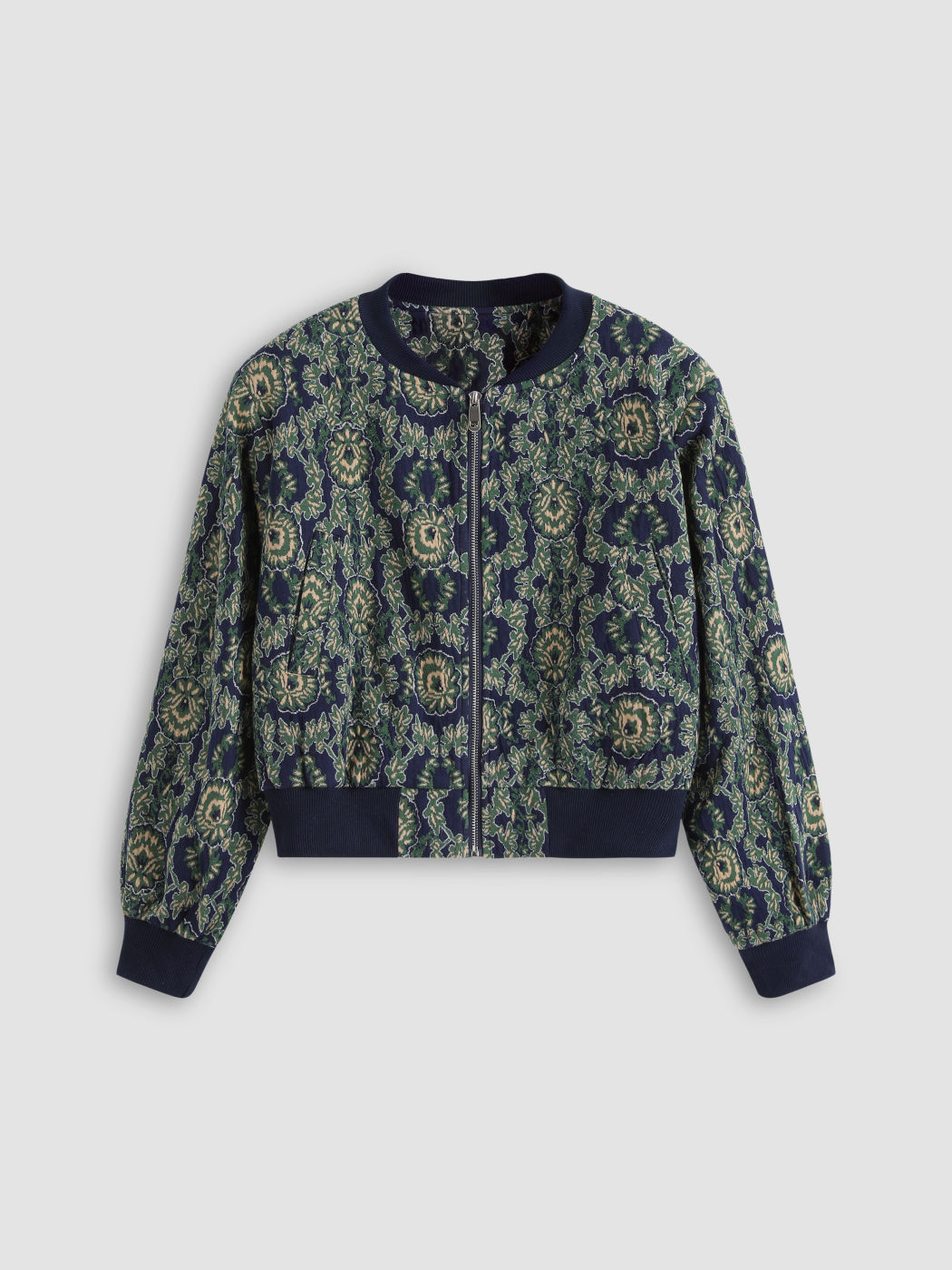 Jacke mit bedrucktem Muster
